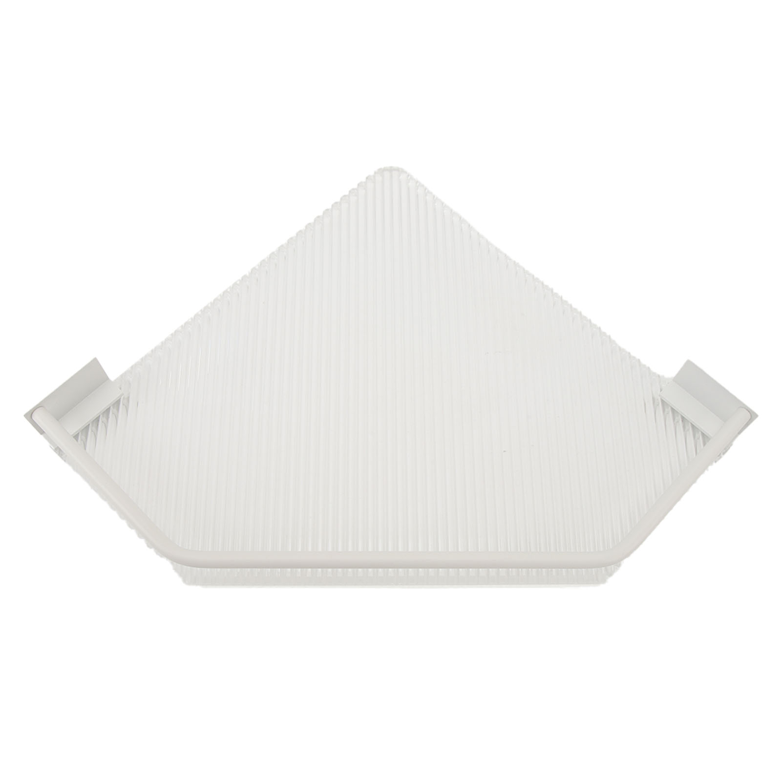 Bohrfreies Acryl-badezimmerregal, Wandregal Aus Aluminium, Schwebendes Dreieckregal