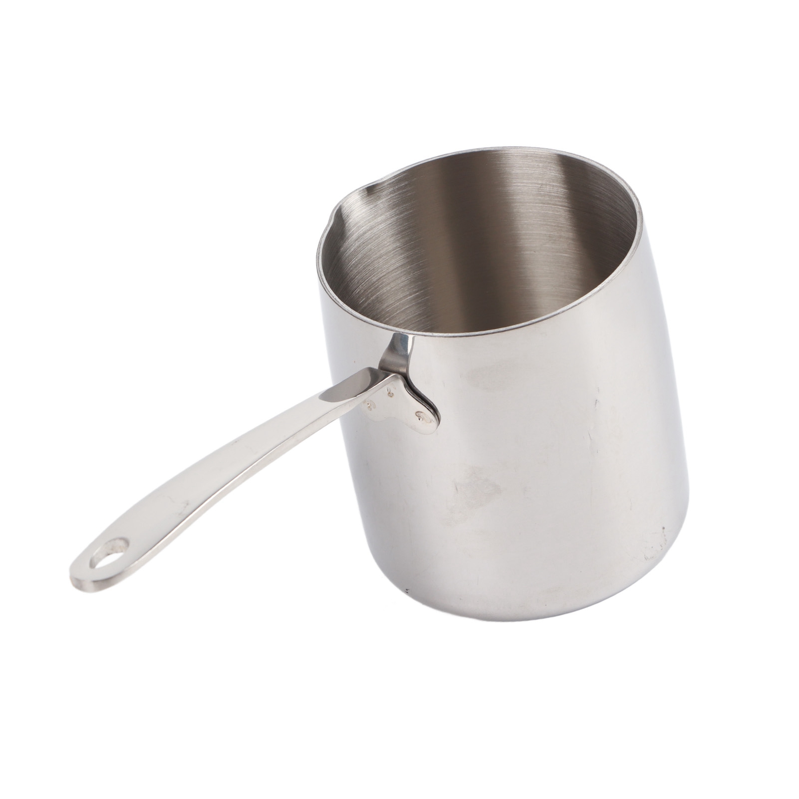 Butterwärmer-topf Mit Schneller Wärmeleitung, Dreilagig, Aus Edelstahl, Mit Präziser Skala, 900 Ml Fassungsvermögen.
