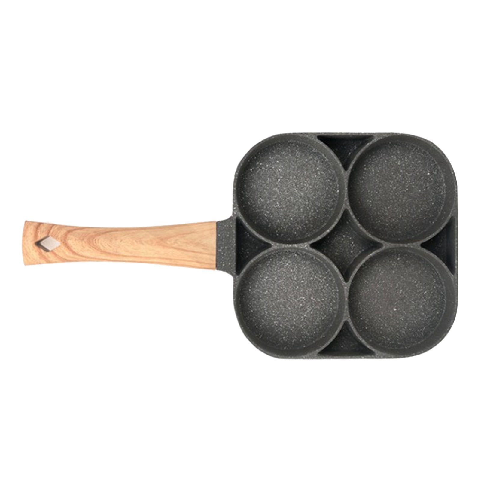 Eierpfanne, Pfannkuchenpfanne, Antihaftbeschichtet, 4 Tassen, Spiegeleipfanne Aus Aluminium, Bakelitgriff, Für Frühstück