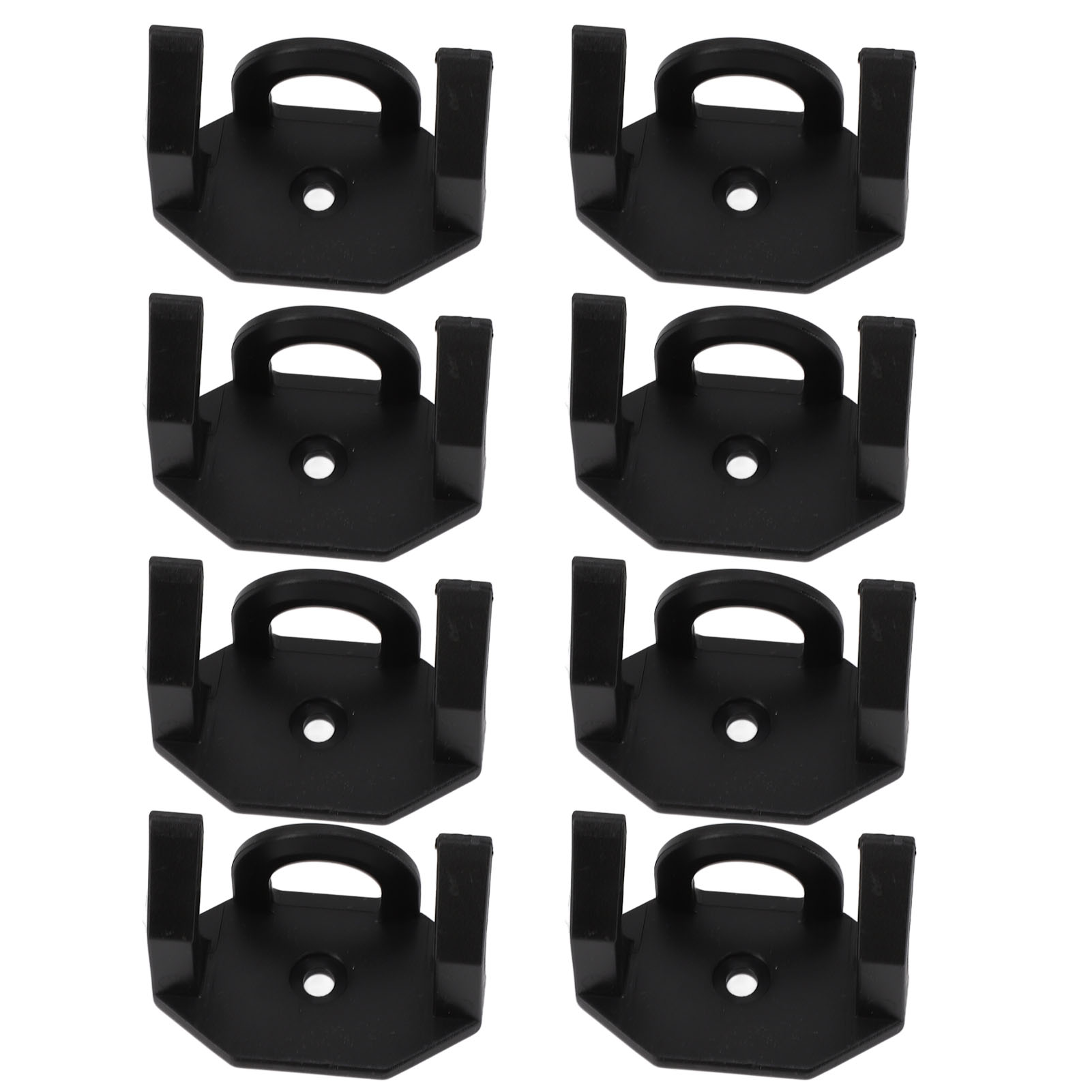 8 Stück Selbstklebende Huthaken, Baseballkappenhalter Für Wand, Tür, Schrank, Büro, Schlafzimmer, Schwarz