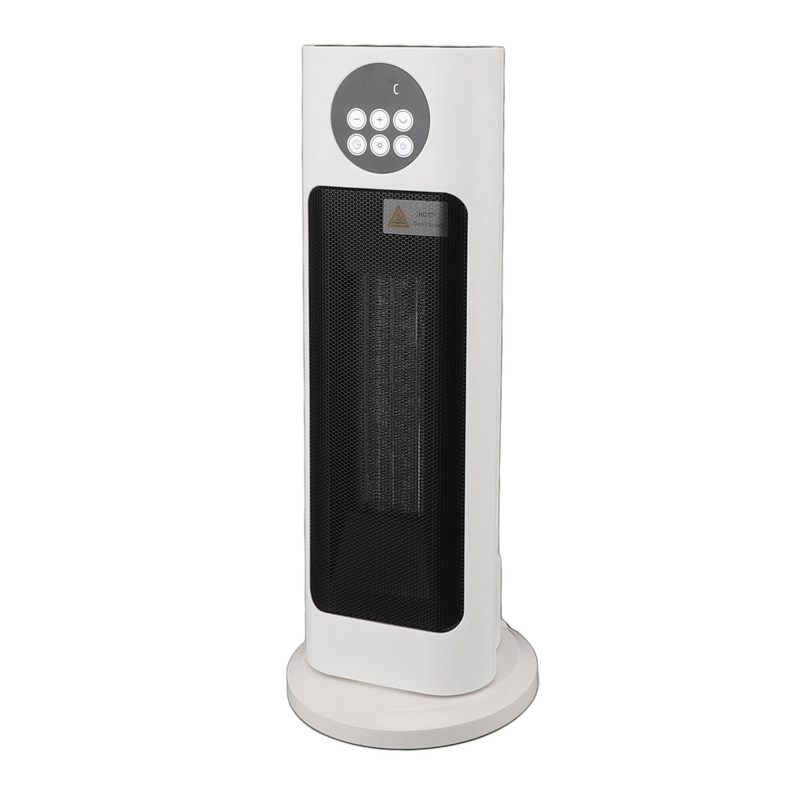 Oszillierender Keramik-turmheizer, 1500 W, 70° Abstrahlwinkel, Geräuschlos, Mit Fernbedienung Und Timer, Eu-stecker, 220 V