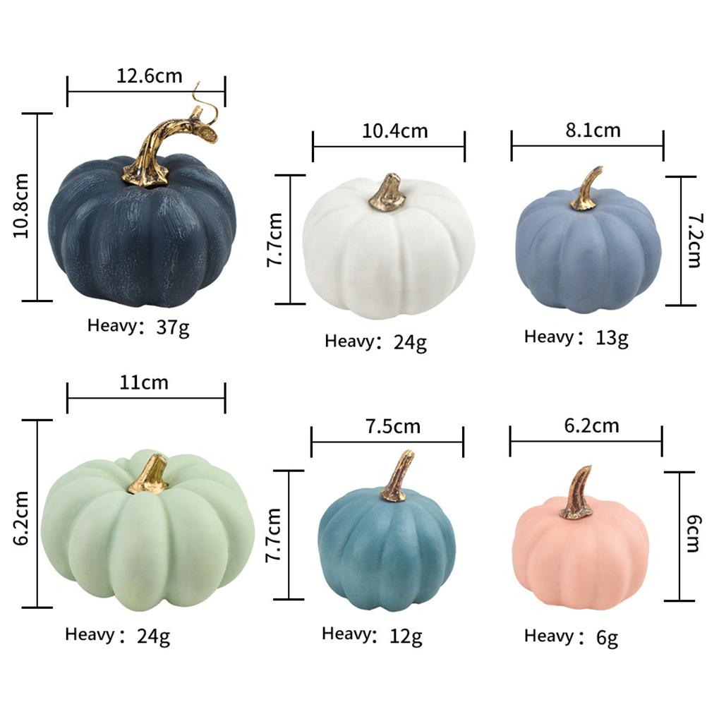 16 Künstliche Herbstkürbisse Aus Schaumstoff Für Halloween- Und Thanksgiving-dekoration