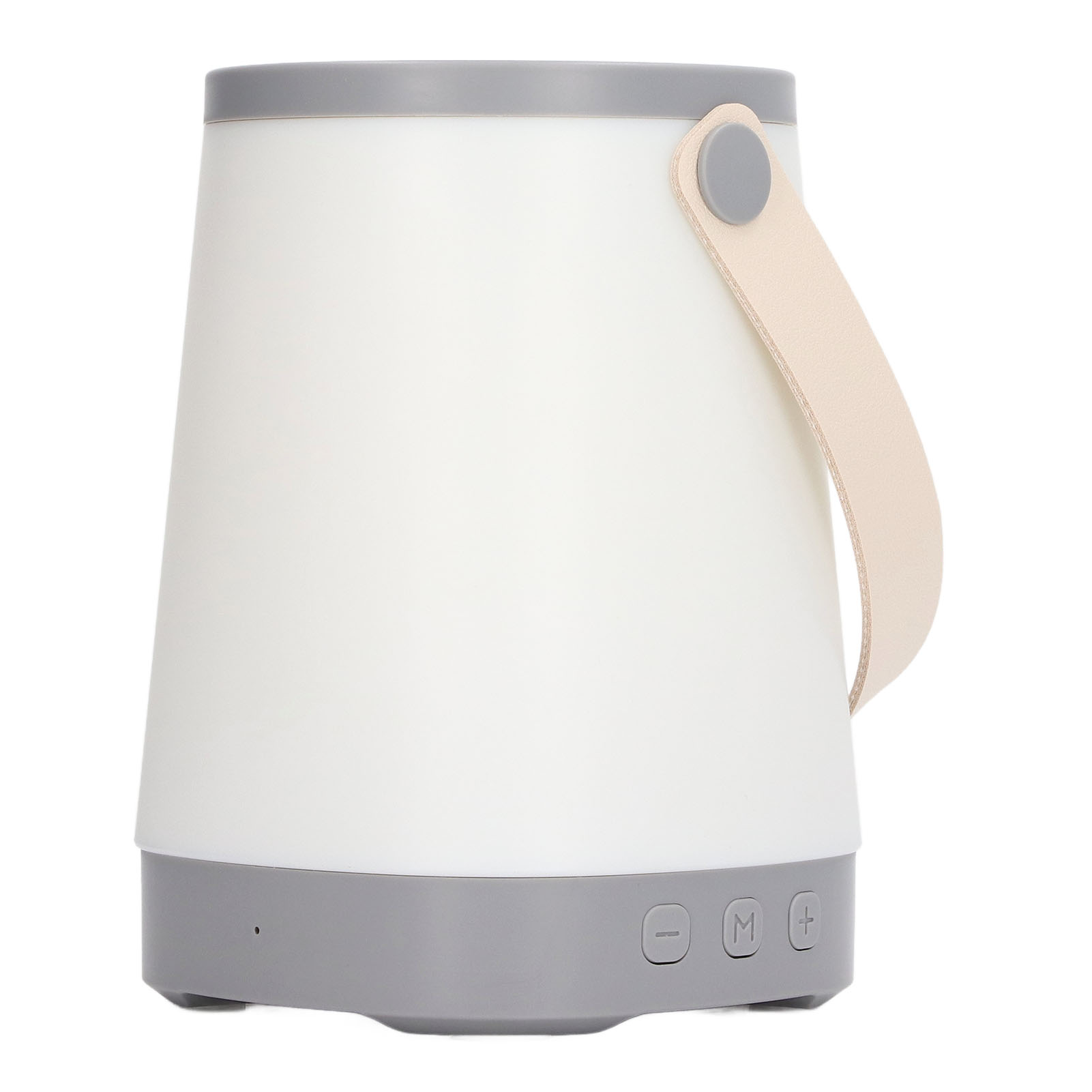 Nachtlicht Für Kinderzimmer, Usb-wiederaufladbar, 1800 Mah, Silikonunterseite, Handliches Design, Pu-leder, Abs, Camping-nachtlicht, Grau