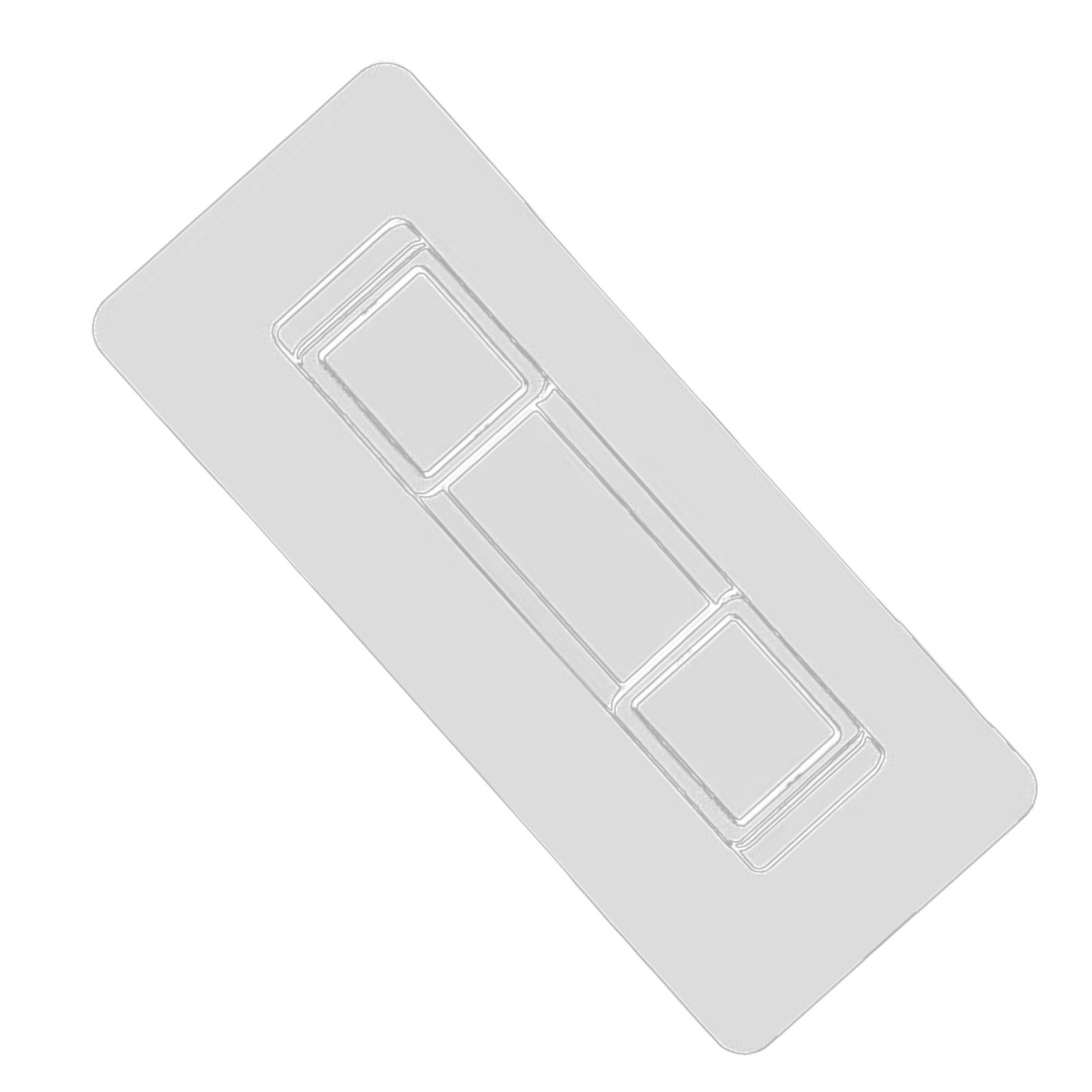 6er-set Selbstklebende Duschablagen Mit Harz-patch-clips Für Badezimmer-taschentuchboxen, Eckregale, Seifenablagen Und Zahnbürstenhalter