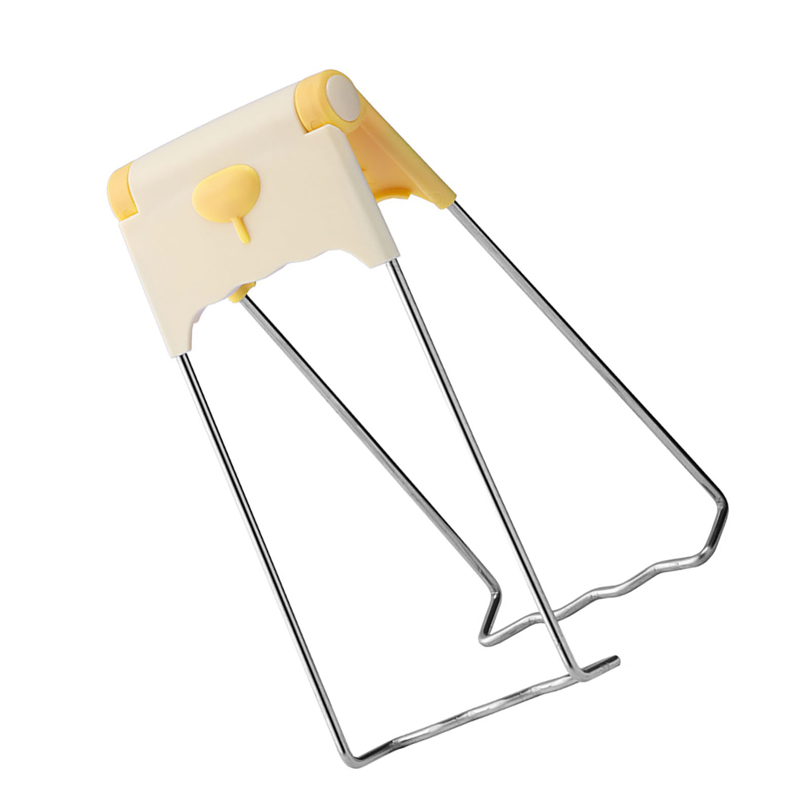 Professioneller, Ergonomischer Topf- Und Tellerclip Aus Kunststoff Und Metall Für Die Küche, Geeignet Für Damen Und Herren, Gelb
