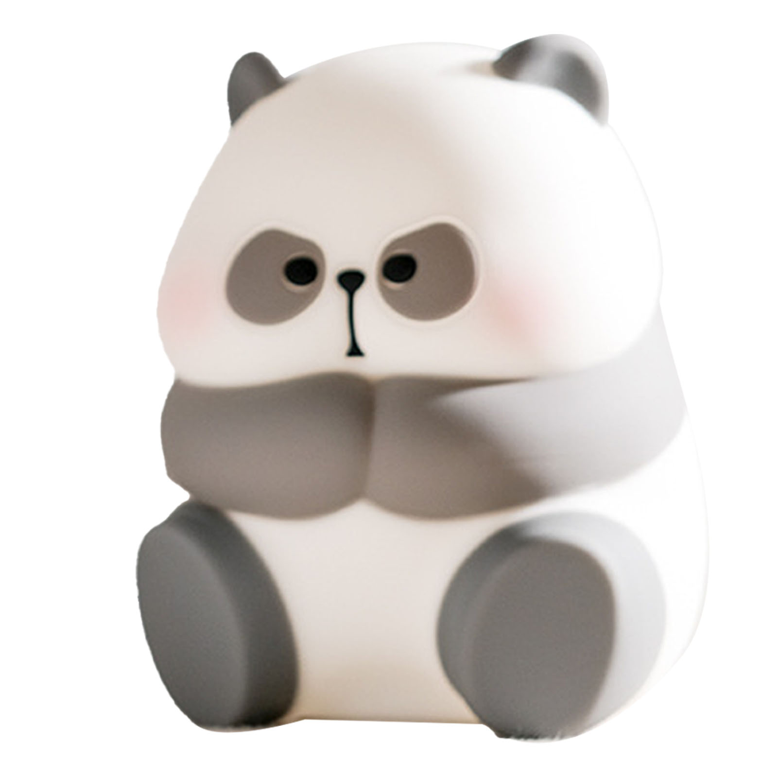 Tap Light Tap Nachtlicht, Niedlicher Panda Aus Weichem Silikon, Stressabbau-spielzeug Mit Batterie Fürs Schlafzimmer, Klein