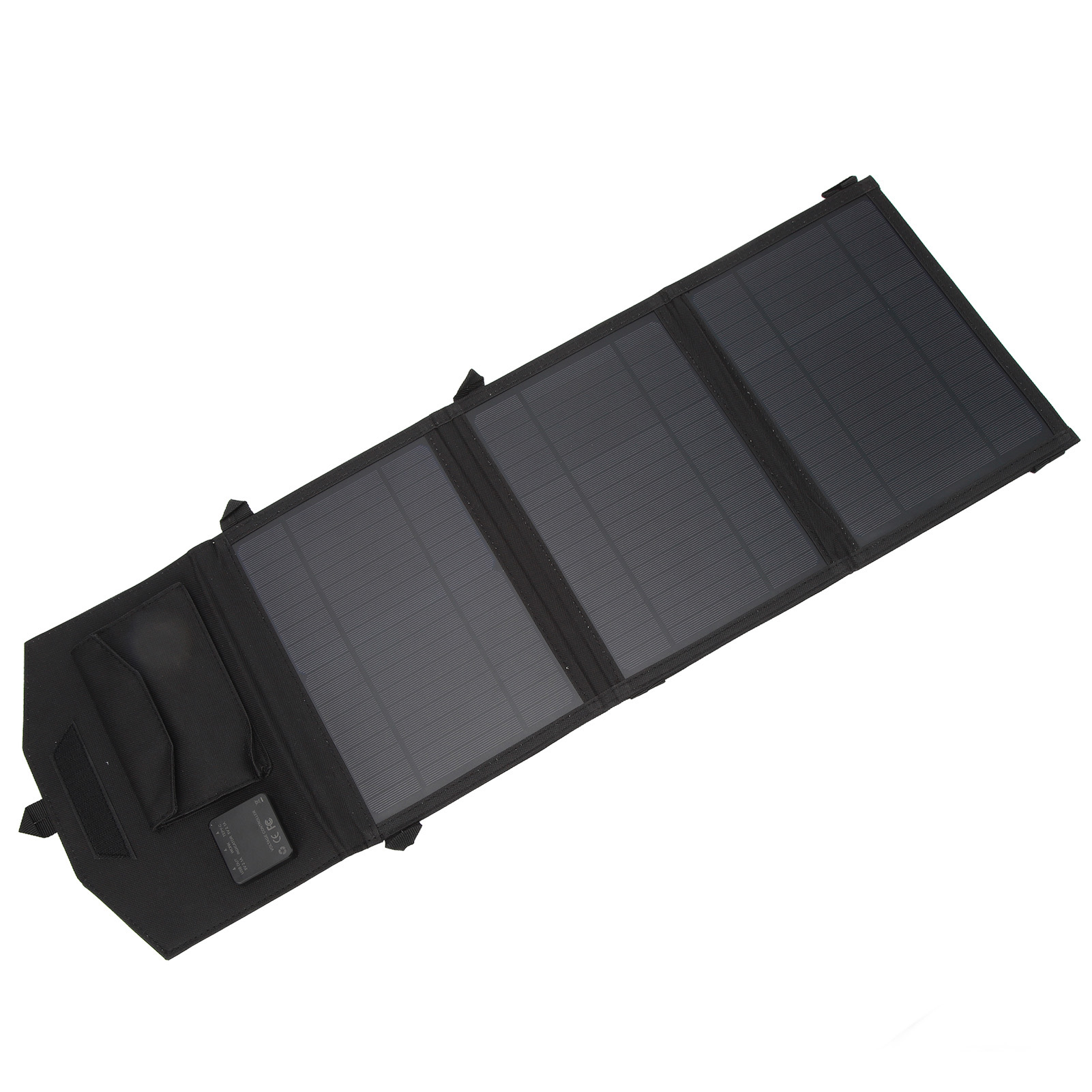 21-w-solarpanel-ladegerät, Wasserdicht, Einzelkristall-etfe-handyladegerät Für Camping Und Outdoor-aktivitäten, 3-fach Faltbar, 5 V