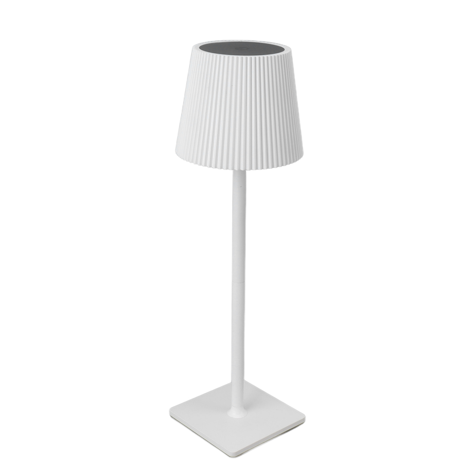 Kabellose Tischleuchte Mit Touch-bedienung, Stufenloser Dimmfunktion, 4000 Mah Akku, Usb-ladefunktion, Led-schreibtischlampe Für Schlafzimmer, Büro, Café, Weiß