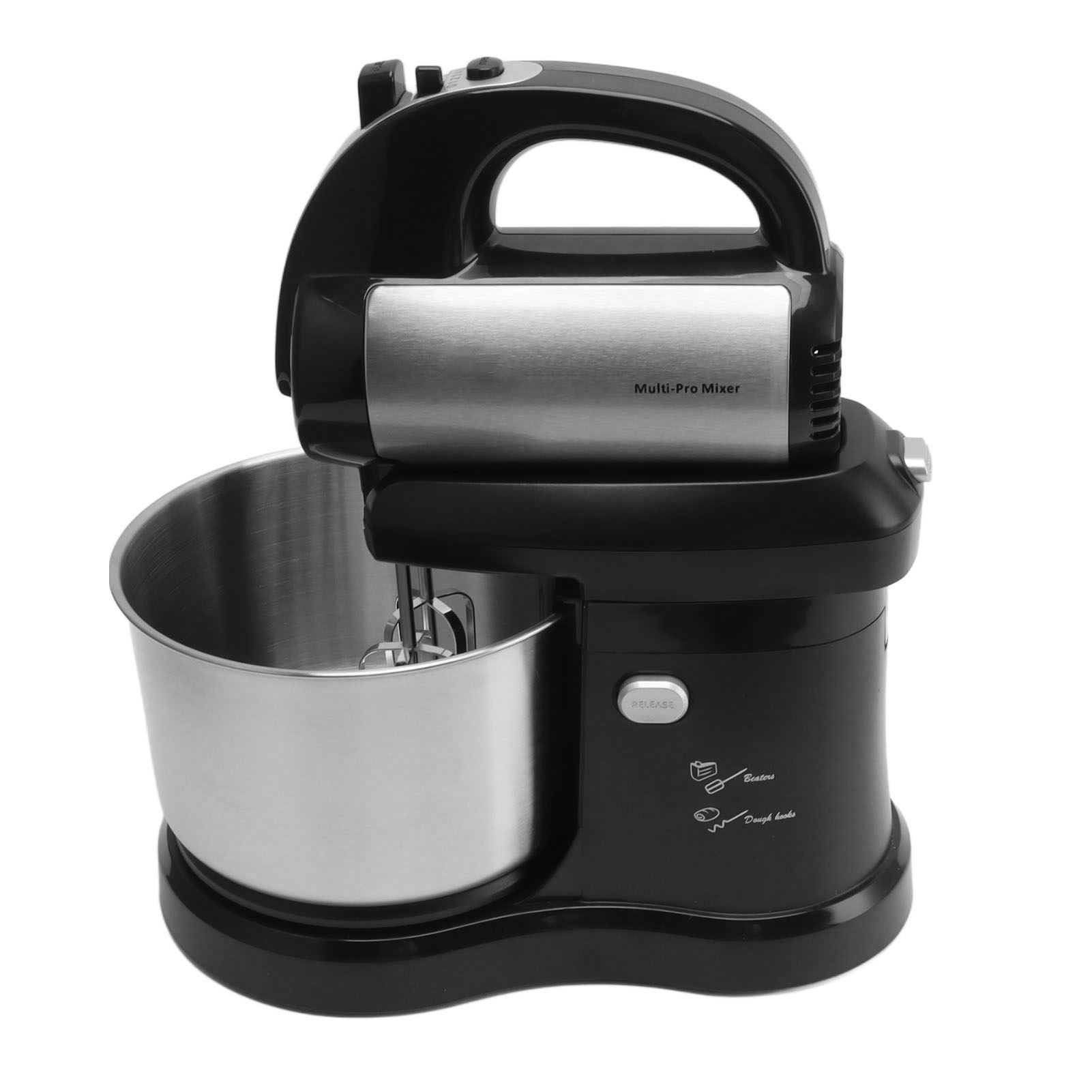 Elektrische Küchenmaschine Mit 5 Geschwindigkeitsstufen, 2,5-liter-rührschüssel Aus Edelstahl, Ideal Für Eier, Teig Und Fleisch, 500 W, Eu-stecker (220 V)