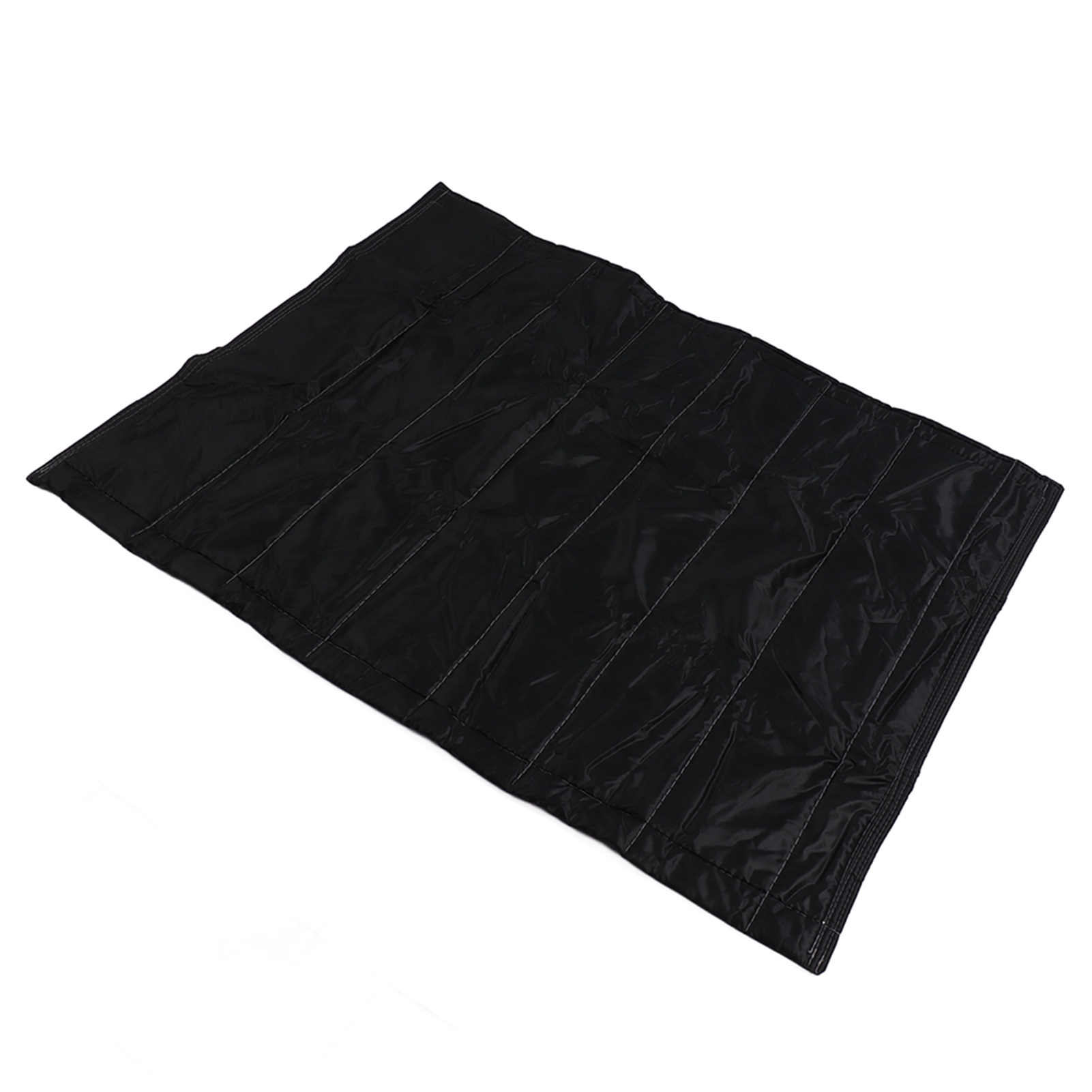 Kaminabdeckung Aus Schwarzem Oxford-gewebe, 2-lagig, Mit Klettverschluss, Zugluftstopper Für Den Kamin, 99 X 81 Cm (39 X 32 Zoll)