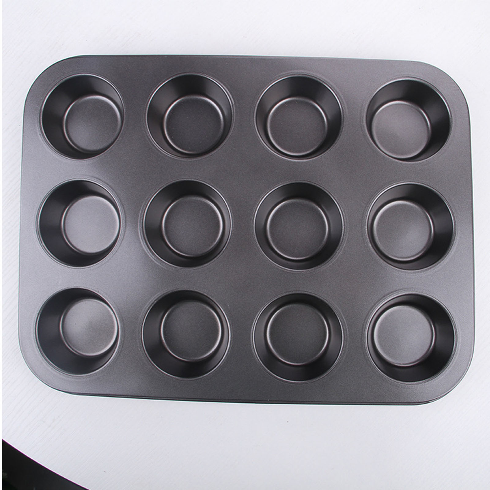 Cupcake-form Mit Antihaftbeschichtung (ptfe), Rund, 12 Mulden, Kuchenform Für Die Heimische Küche