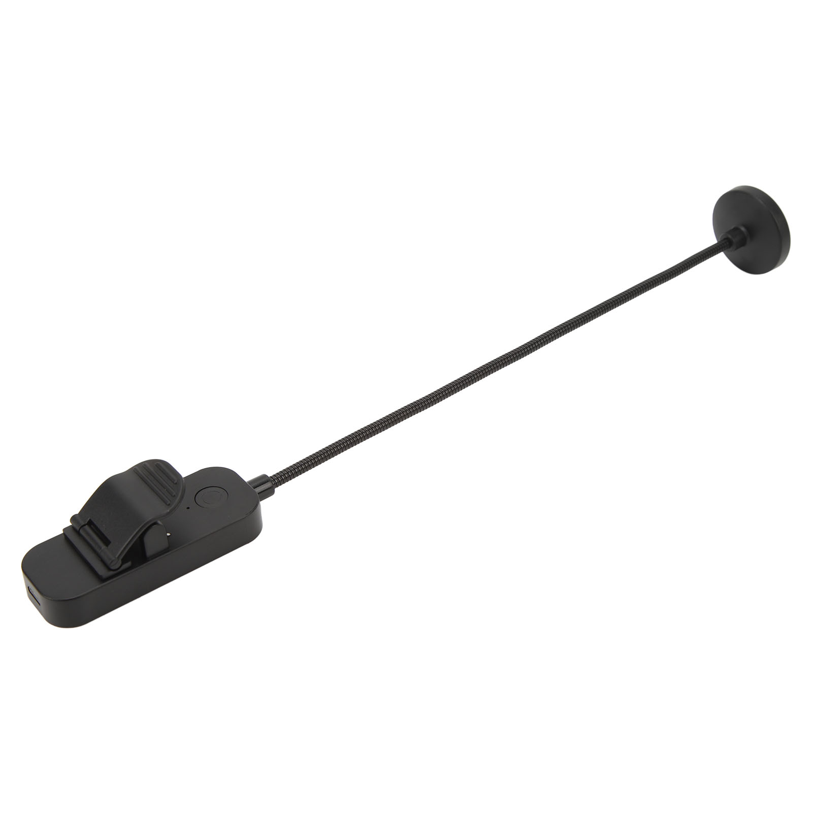 Led-leseleuchte Mit 3 Farbtemperaturen, Stufenlos Dimmbar, Usb-aufladbar, Zum Anklemmen, Ideal Zum Lesen Im Bett, Schwarz