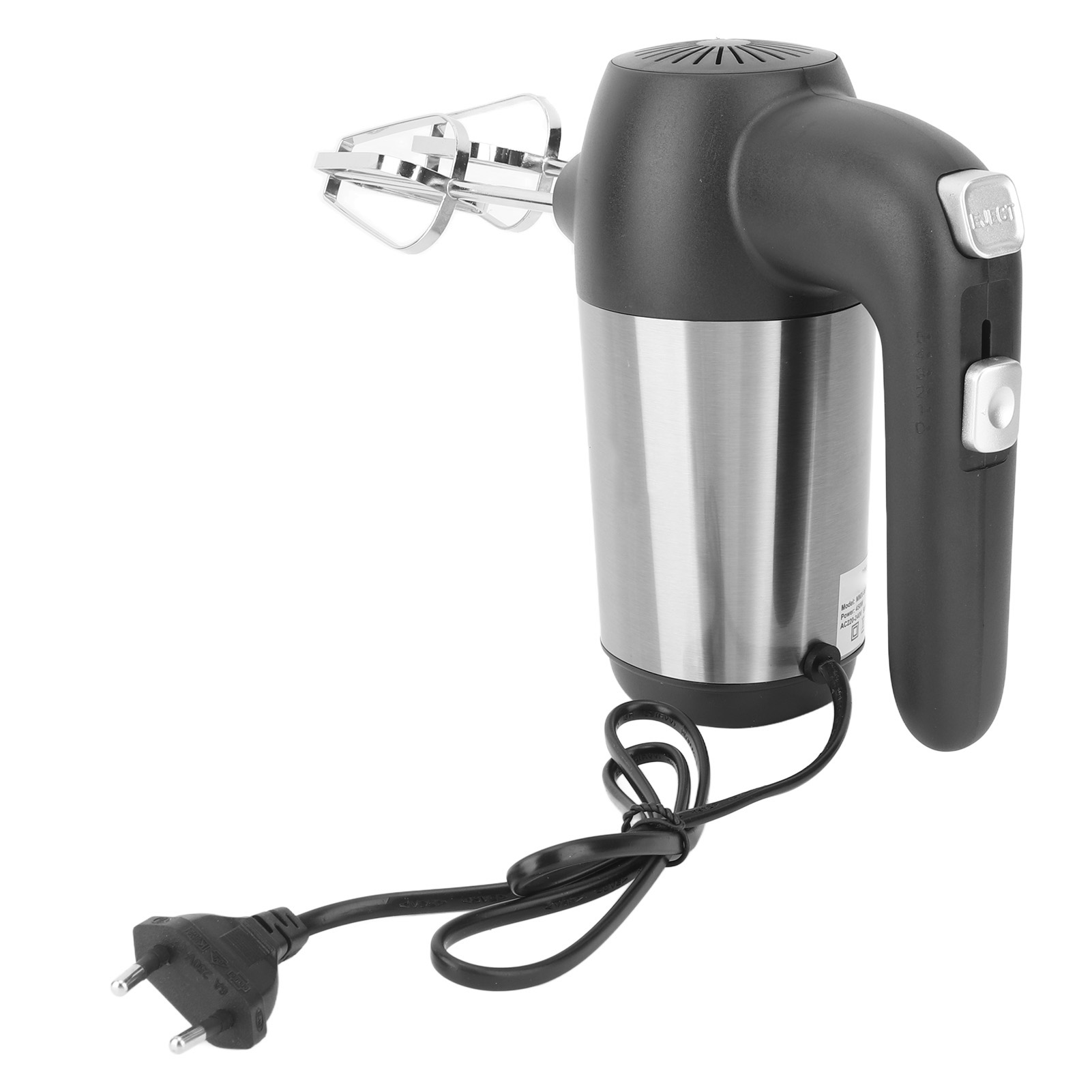 Elektrischer Handmixer, 450 W, Edelstahl 304, 5 Geschwindigkeitsstufen, Teigkneter Mit Schneebesen, Eu-stecker, 220 V