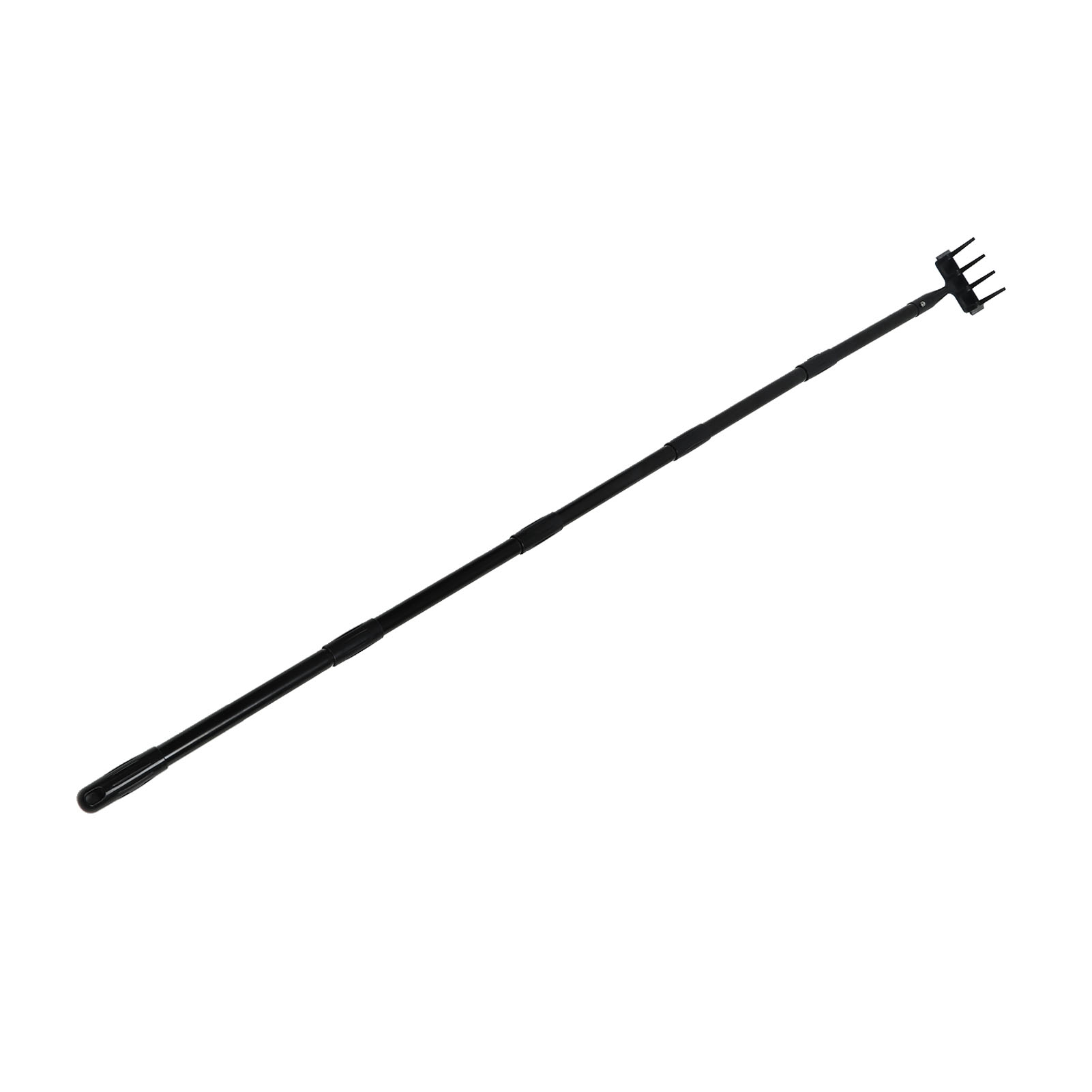 Unkrautrechen, Längenverstellbar, Edelstahl, Ergonomischer Griff, Handrechen, Gartengerät Zum Kultivieren Und Auflockern, 5 Segmente