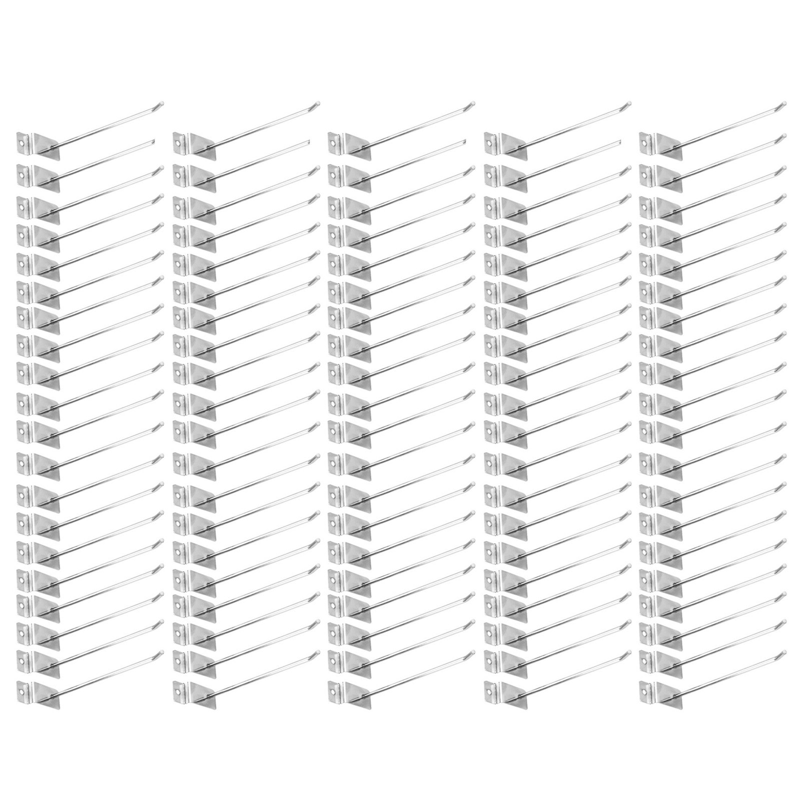 100 Stück Schlitzhaken Aus Aluminiumlegierung, 15 Cm, 4 Mm, Universell Einsetzbar Für Supermärkte, Schreibwarengeschäfte Und Lebensmittelgeschäfte