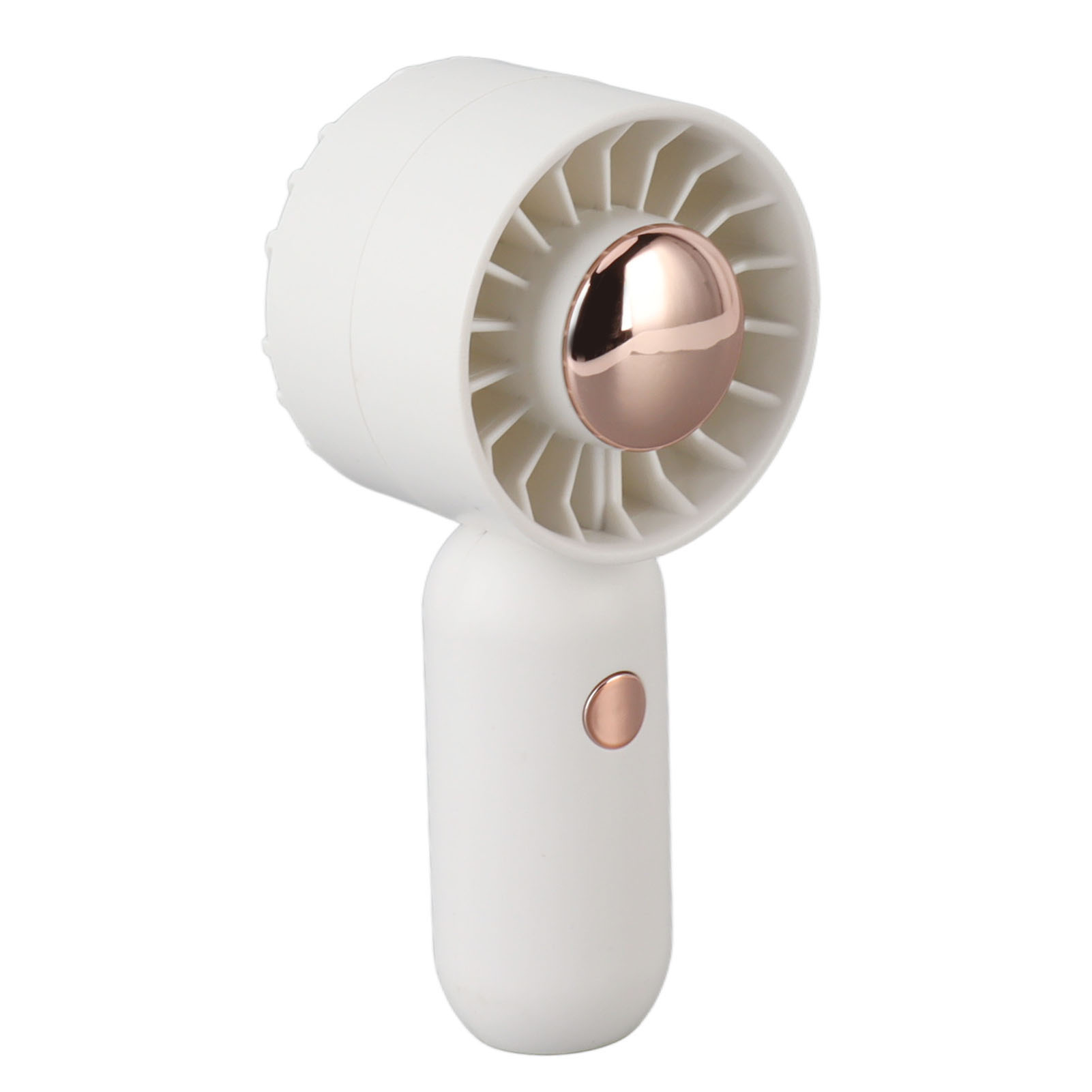 Handventilator, Tragbar, Usb-aufladbar, Kleiner Tischventilator Für Studenten, Weiß
