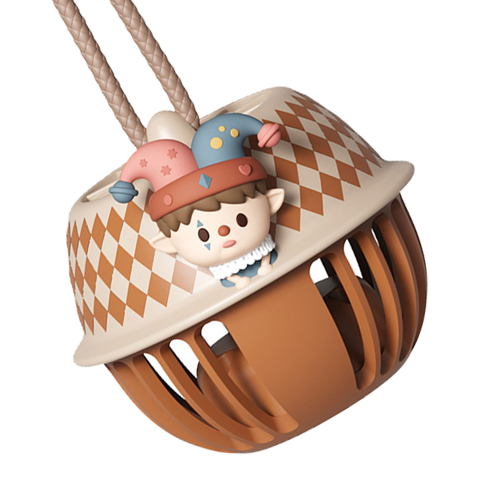 Glockenförmiger, Blattloser Hängeventilator Mit Aufladefunktion, Tragbarer Usb-miniventilator Für Kinder Und Clowns
