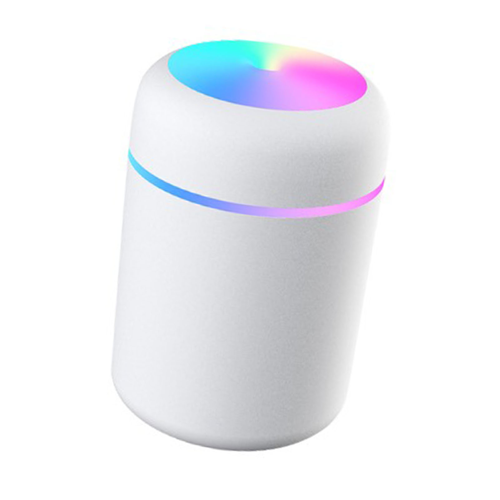 300-ml-kleiner Kaltnebel-luftbefeuchter, Bunter Becher-luftbefeuchter, Usb-mini-auto-luftreiniger, Weiß