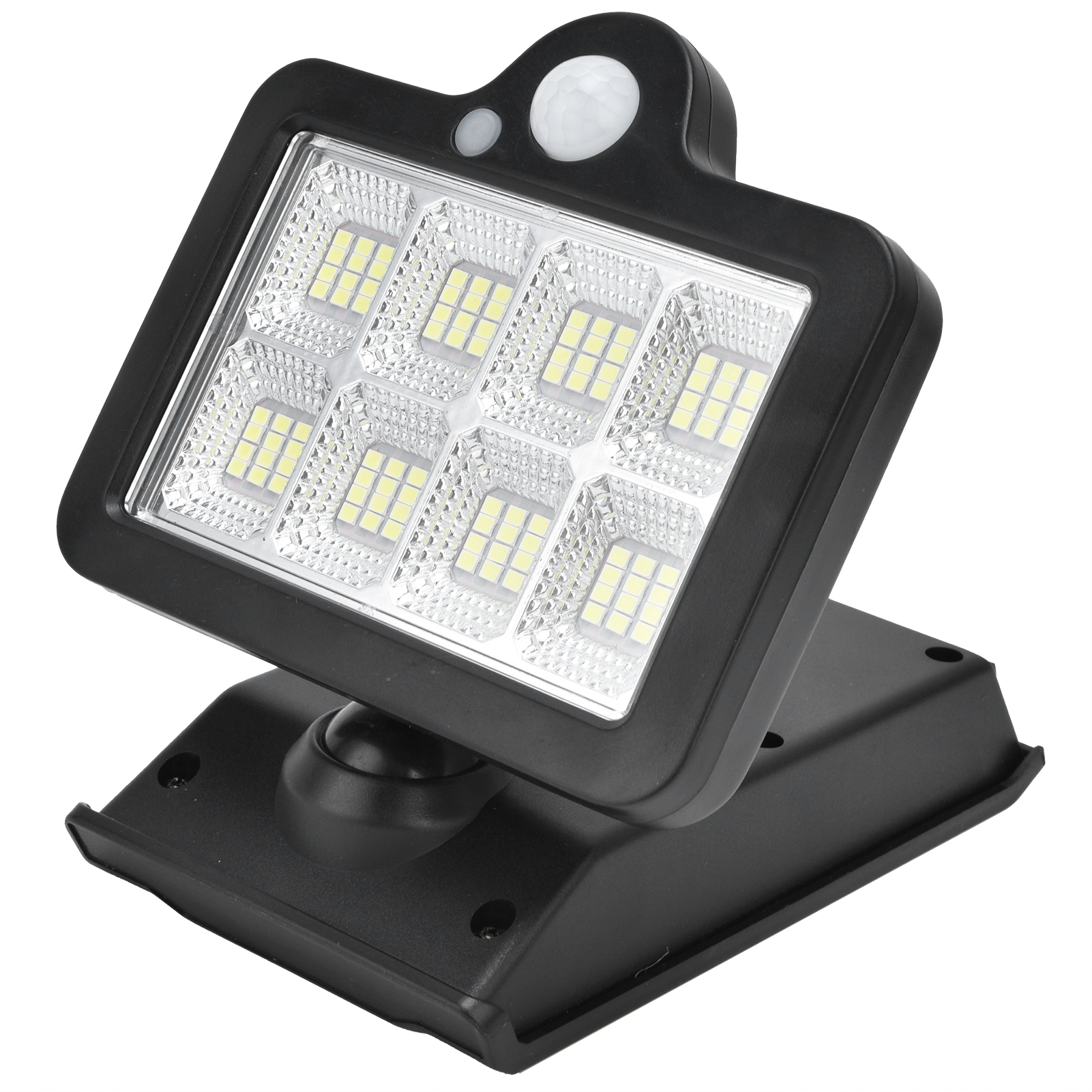 Wasserdichte Solar-wandleuchte Mit 96 Leds Und Fernbedienung, Ausgestattet Mit Bewegungsmeldern, Für Den Außenbereich Und Den Hof