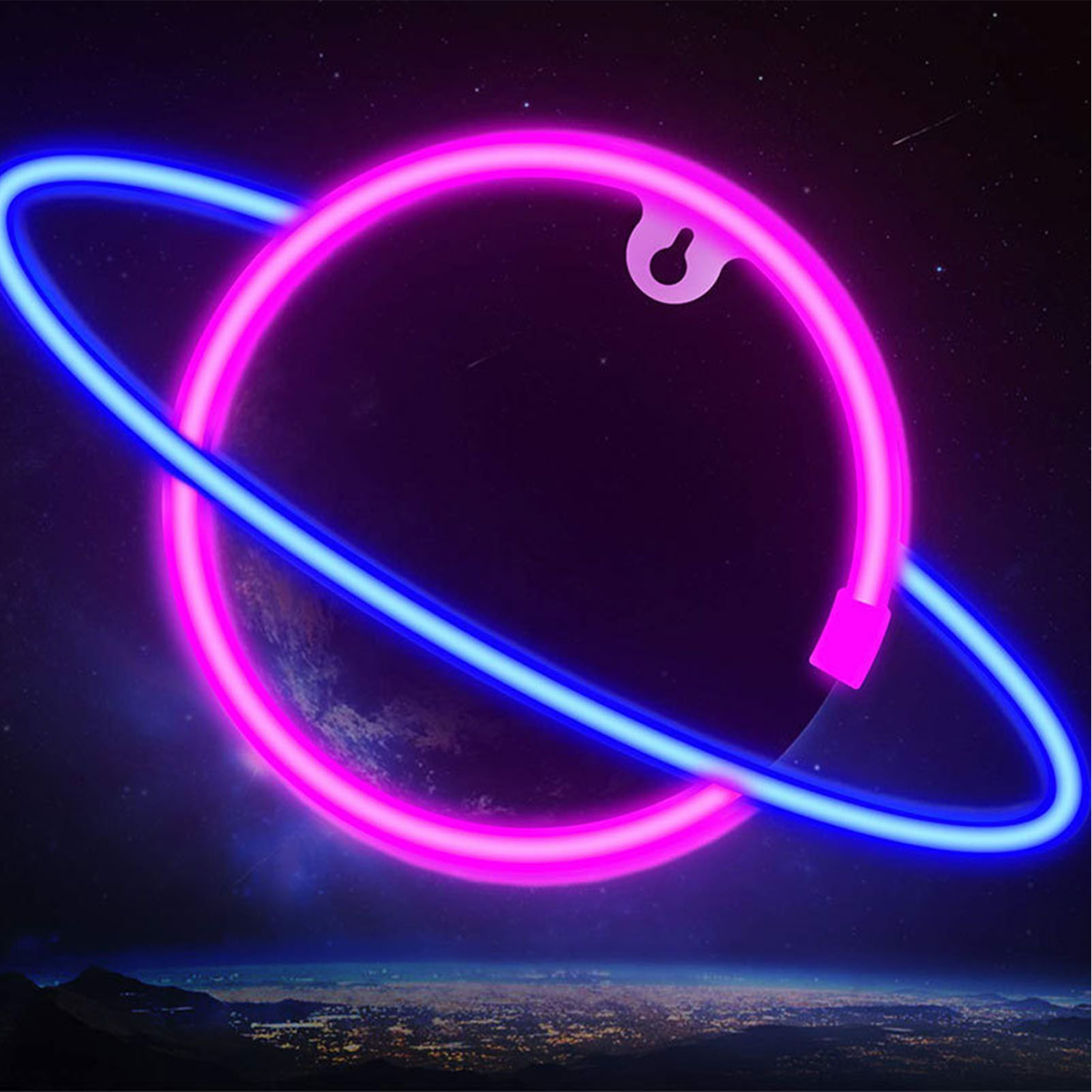 Planet Neon Lampe Led-neonstreifen 5v Tischleuchte Zur Dekoration Von Schlafzimmer Und Wohnzimmer