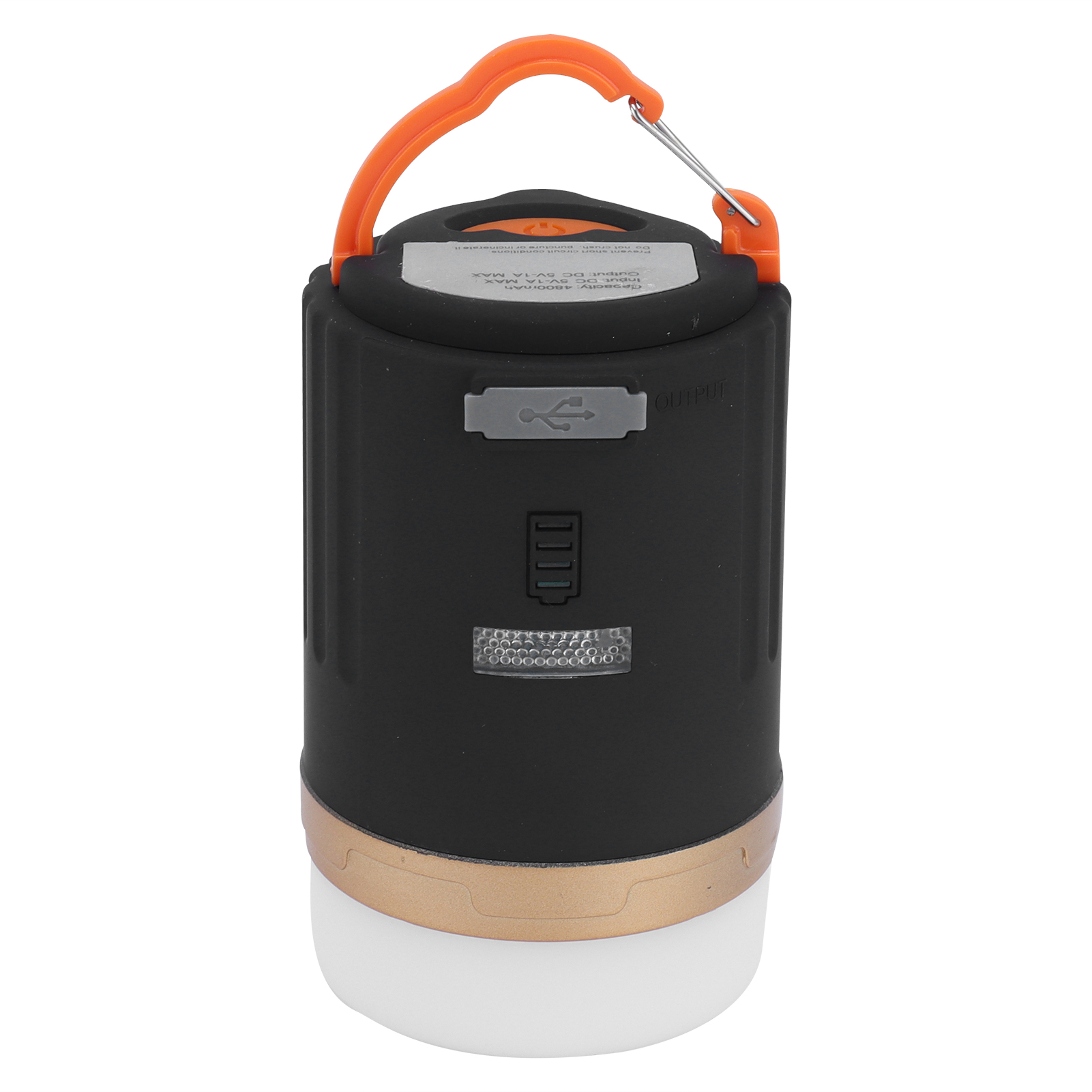 4800 Mah Multifunktionale, Wasserdichte, Wiederaufladbare Campinglaterne Für Den Außenbereich Mit Usb-anschluss, Drei Geschwindigkeitsstufen, Fernbedienung Und Ideal Zum Zelt- Und Angeln.
