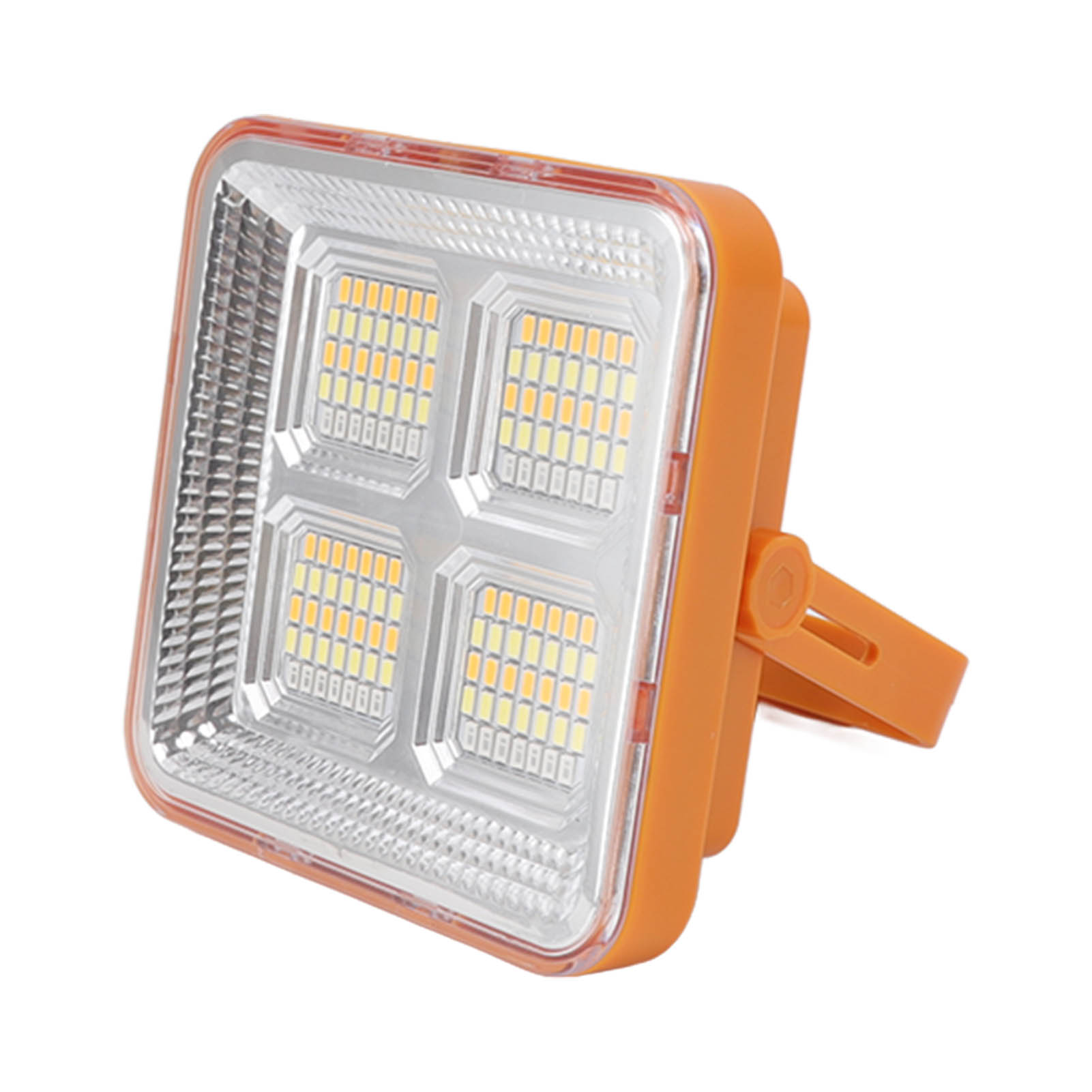 Tragbare, Magnetische Led-solar-arbeitsleuchte Mit Solarfunktion Für Camping Und Outdoor-notbeleuchtung, Gelb