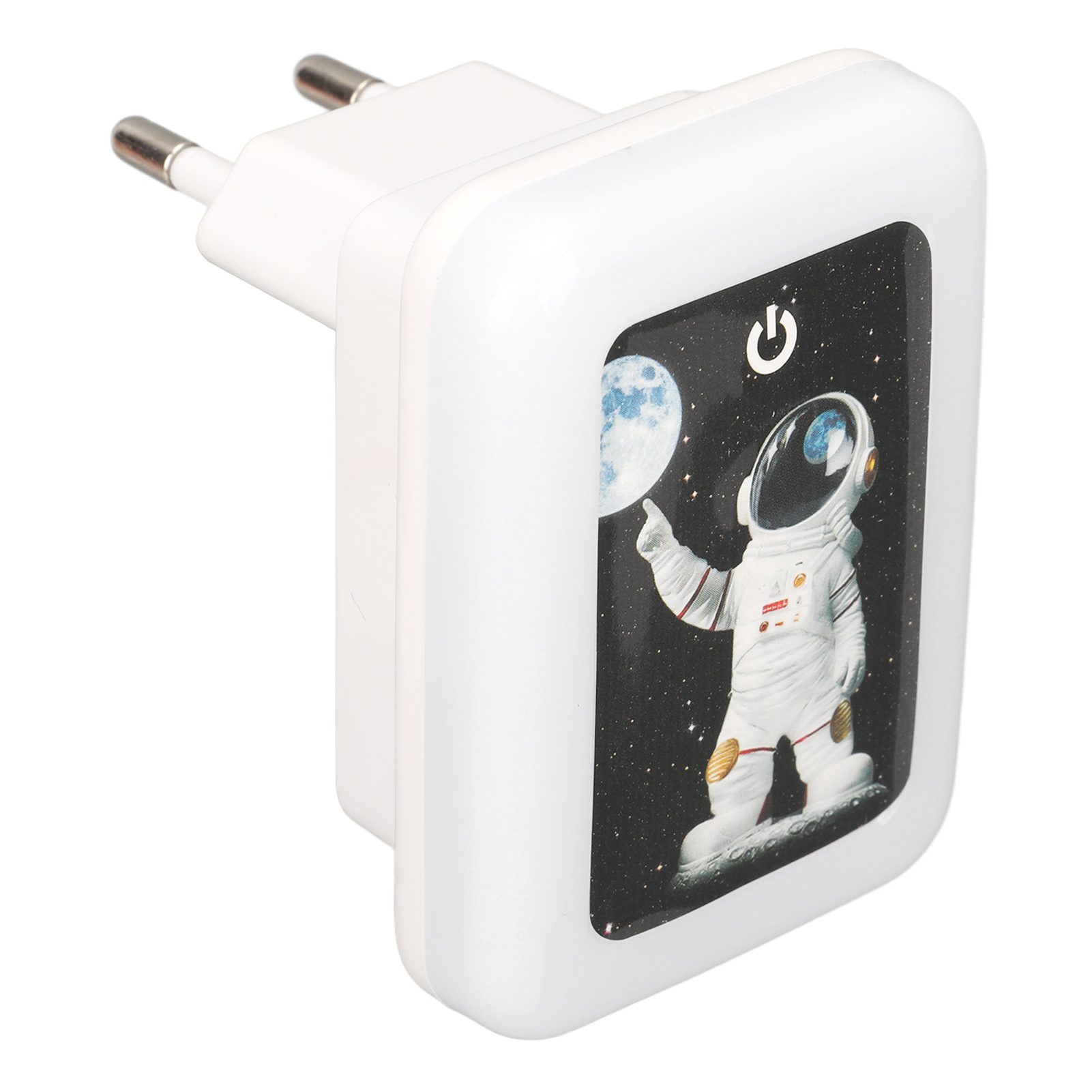 Usb-wandladegerät Mit Zwei Anschlüssen, Touch-funktion, 5 V, 2,4 A, Usb-ladegerät Mit Led-nachtlicht, Eu-stecker, 110–265 V