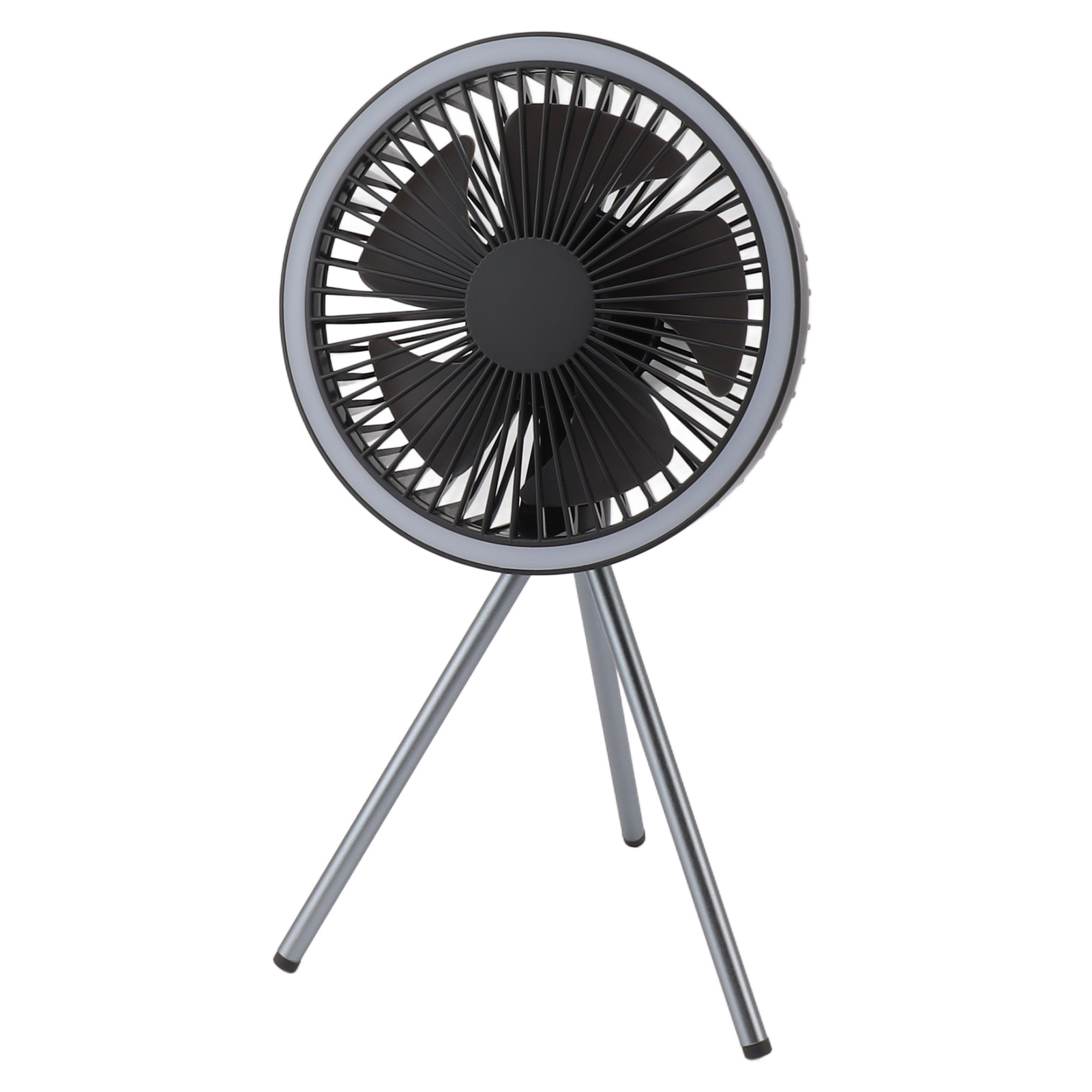 Stativ-campingventilator Mit Led-beleuchtung, 10000 Mah, Wiederaufladbarer Ventilator, Tragbarer Outdoor-ventilator Für Grillen, Angeln Und Autoreisen
