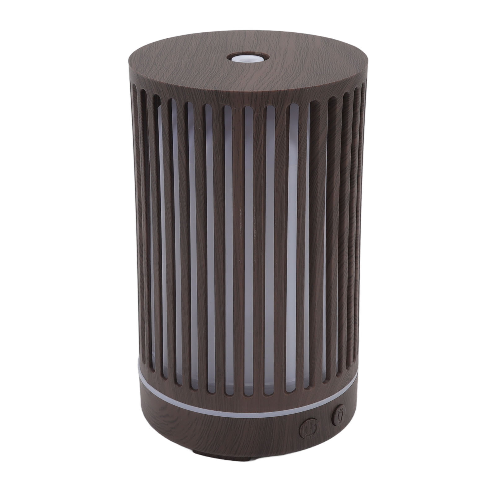 Aroma-luftbefeuchter, Geräuschlos, Holzoptik, Fernbedienung, Ätherische Öle Vernebelbar, Mit Ambientebeleuchtung, 200 Ml, 100–240 V, Eu-stecker