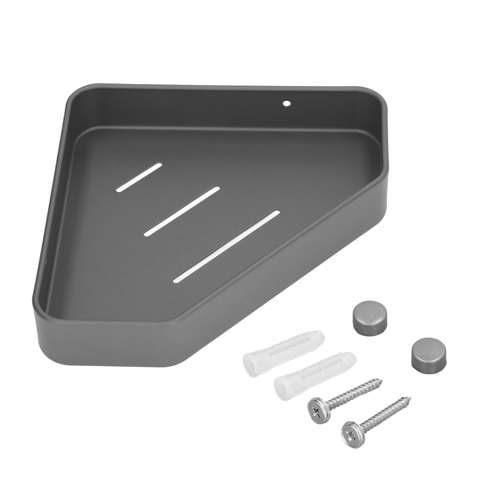 Eckregal Aus Rostfreiem Aluminium, Schwebend, Für Bad, Küche, Wohnzimmer Und Balkon