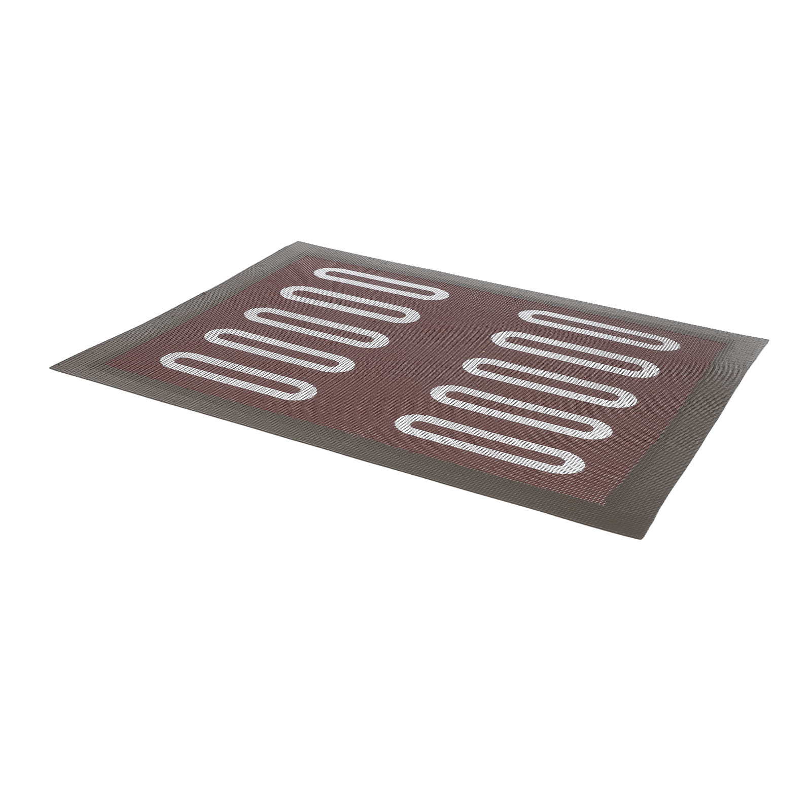 Schwarze, Hohle Backmatte Aus Hitzebeständigem Fiberglas, Antihaftbeschichtet, Wiederverwendbar, Für Brot, Oval