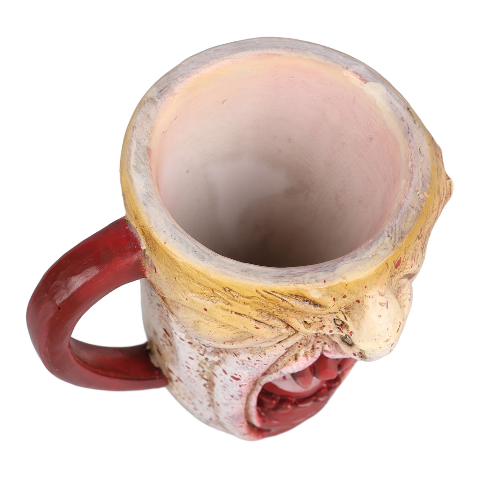 Vampir-halbgesicht-becher Aus Kunstharz, Gotischer Kaffeebecher, Schaurig-schöner Mehrzweck-kaffeebecher Für Damen Und Herren