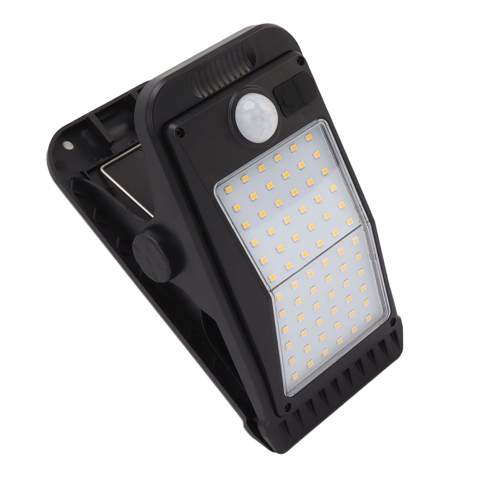 Stück Usb-solar-klemmleuchte Mit Integriertem Akku, Usb-bewegungsmelder, 72 Leds, Warmweißes Licht Für Außenbereiche Wie Hof, Garten Oder Terrasse
