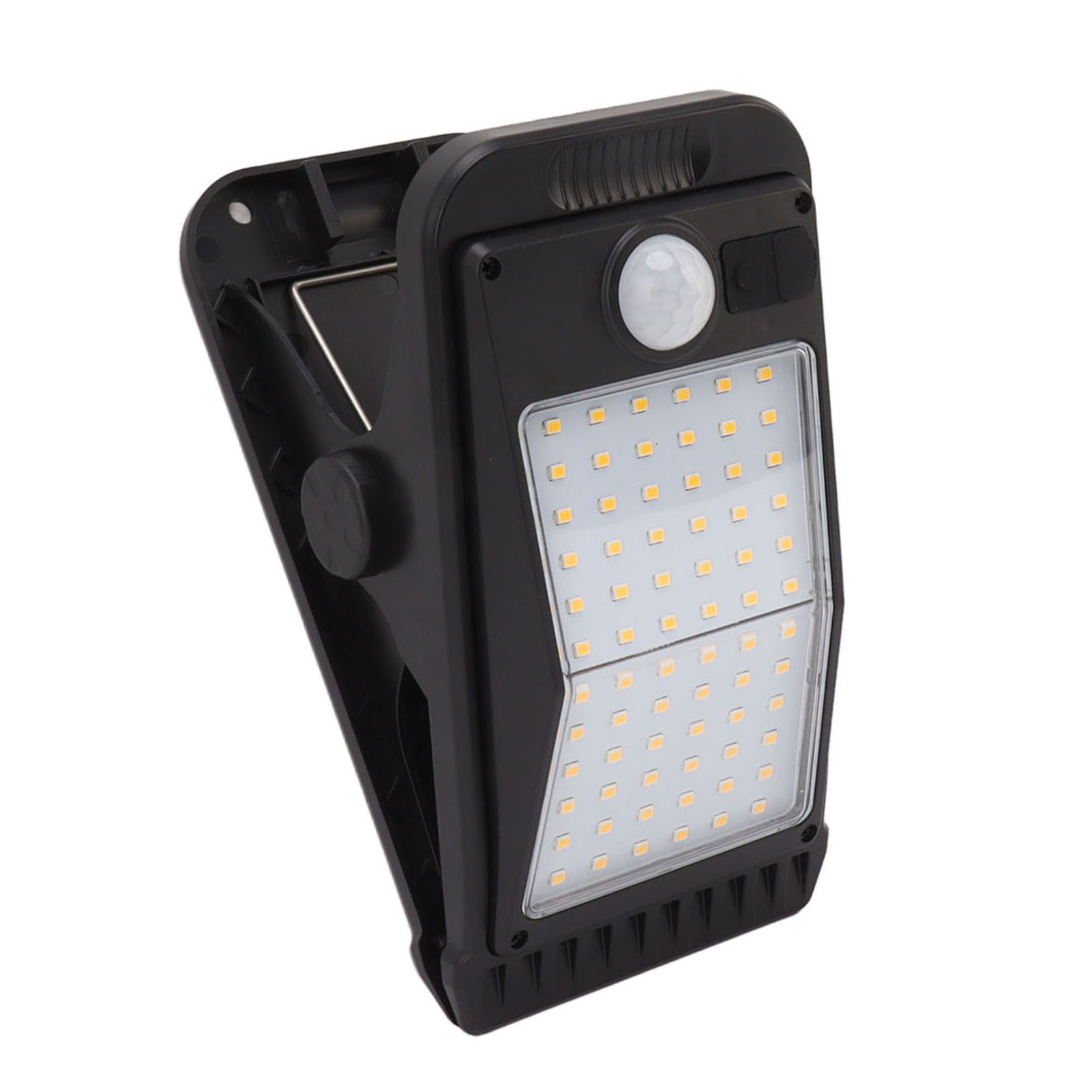 Stück Usb-solar-klemmleuchte Mit Integriertem Akku, Usb-bewegungsmelder, 72 Leds, Geeignet Für Den Außenbereich (hof, Garten, Terrasse), Weißes Licht
