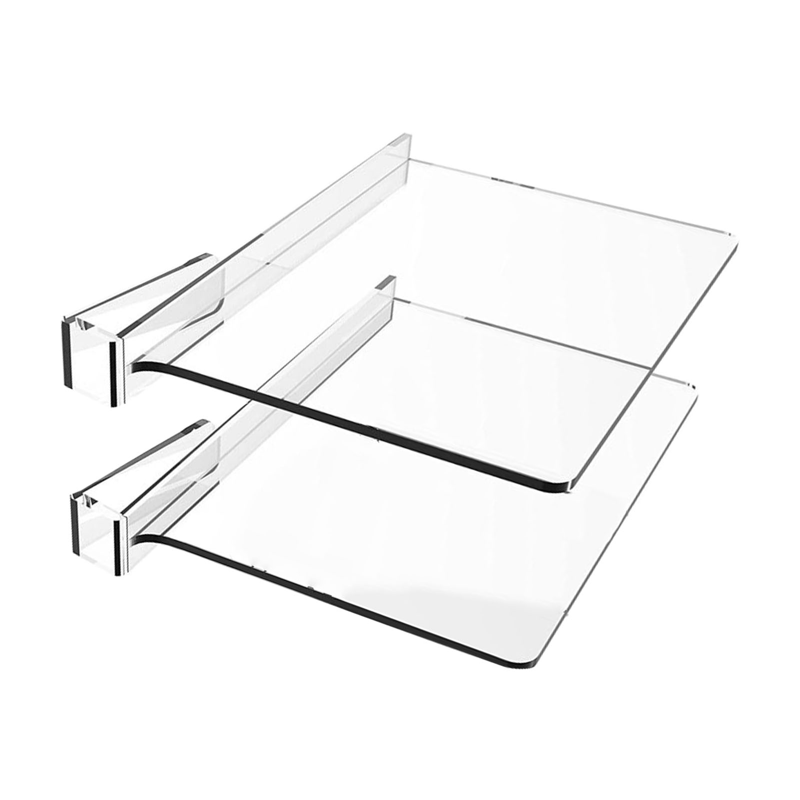 2 Stück Regaleinteiler Aus Transparentem Acryl, Verschiebbar, Leicht Zu Reinigen, Für Kleiderschrank, Schlafzimmer, Garderobe