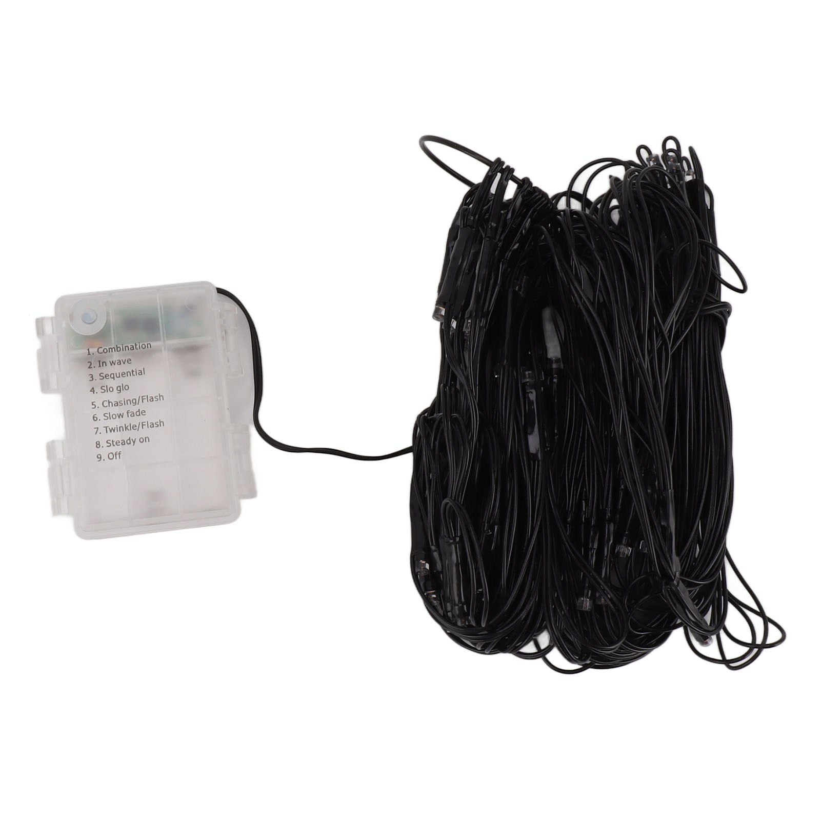 Künstliche Spinnennetz-lichterkette, 1,2 M Durchmesser, 8 Lichteffekte, Dekorative Led-halloween-lampe, Orange