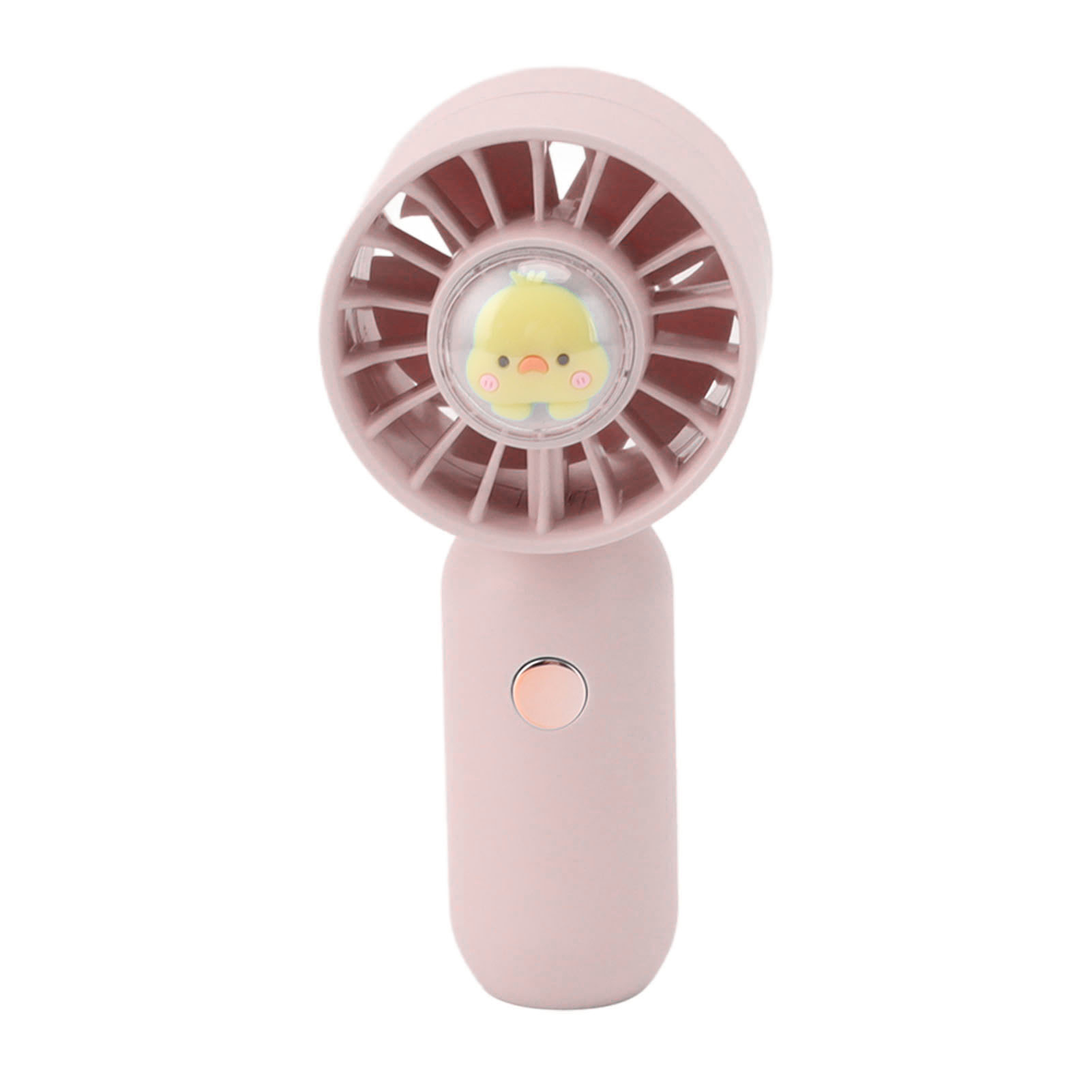 Tragbarer Mini-handventilator, Usb-aufladbar, Elektrischer Taschenventilator Mit Trageschlaufe, 500-mah-akku, Pink
