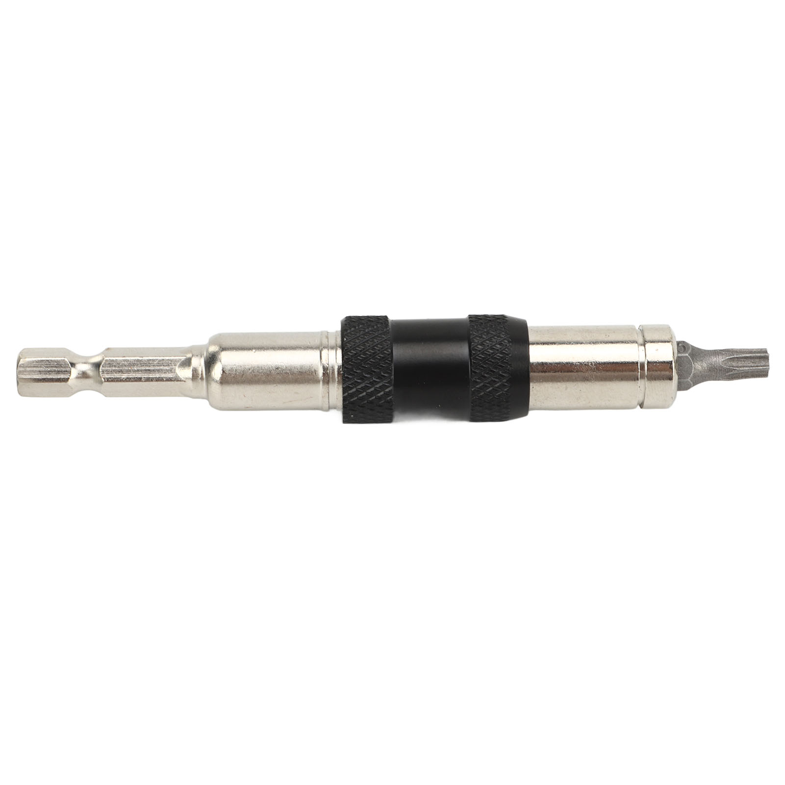 Mini-steckschlüssel-set Mit 10 Verschiedenen Winkeln, 6,35 Mm Schnellverschluss, Inklusive 10 Bohrerbits Für Heimwerkerarbeiten, Silber/schwarz