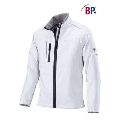 Softshelljacke für Herren 1868 572 weiß/hellgrau, Größe L