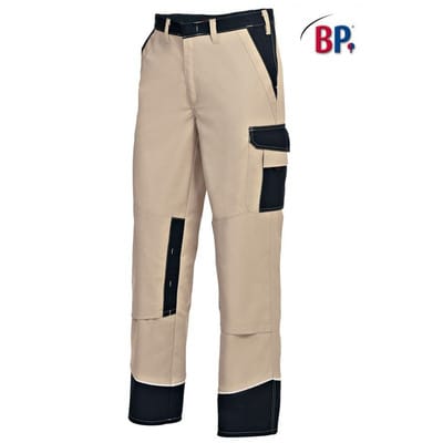 Arbeitshose 1609 559 ecru/schwarz, Größe 52n