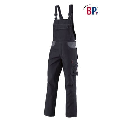 Latzhose 1790 555 schwarz/dunkelgrau, Größe 56l