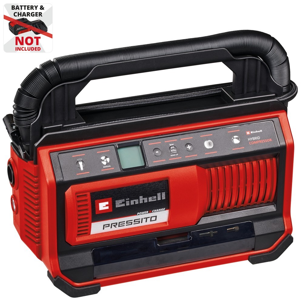 [neuwertig] Generalüberholter Pressito 18/25 Hybrid Akku-luftkompressor Einhell