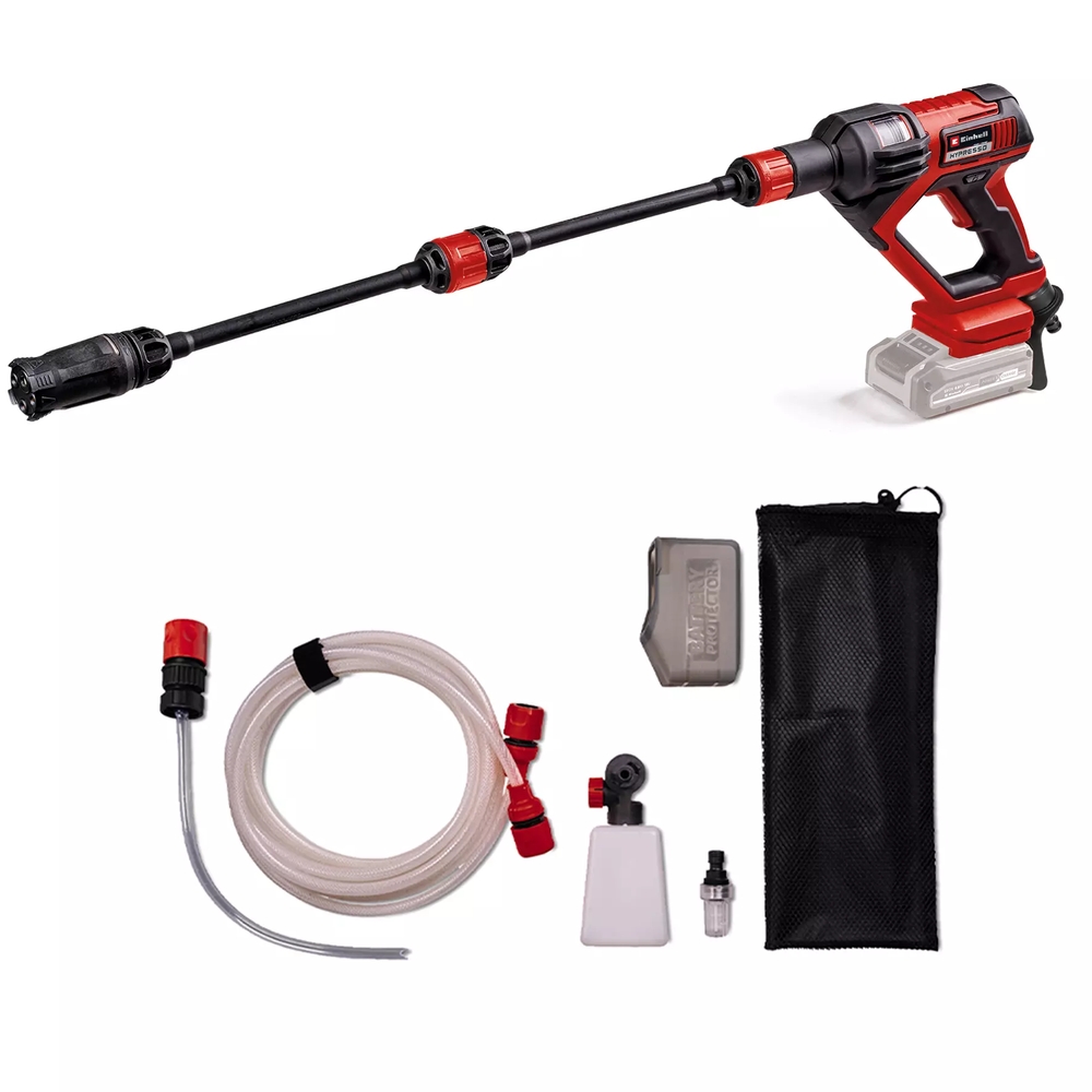 [neuwertig] Hypresso 18/24-1 Akku-hochdruckreiniger – 18 V – 24 Bar – 240 L/h Fördermenge – 4-fach Verstellbare Düse – Eco-modus – Generalüberholt Einhell