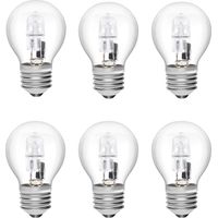 Fliti E27 28w G45 Halogenlampe, Warmweiß 2700k, Dimmbar, Verstärktes Glas, 6er-pack Für Kronleuchter Und Lampen