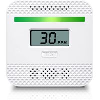 Fliti Tragbarer Kohlenmonoxidmelder Mit Lcd-alarm, 85 Db, Elektrochemischem Sensor, Einfache Drahtlose Installation