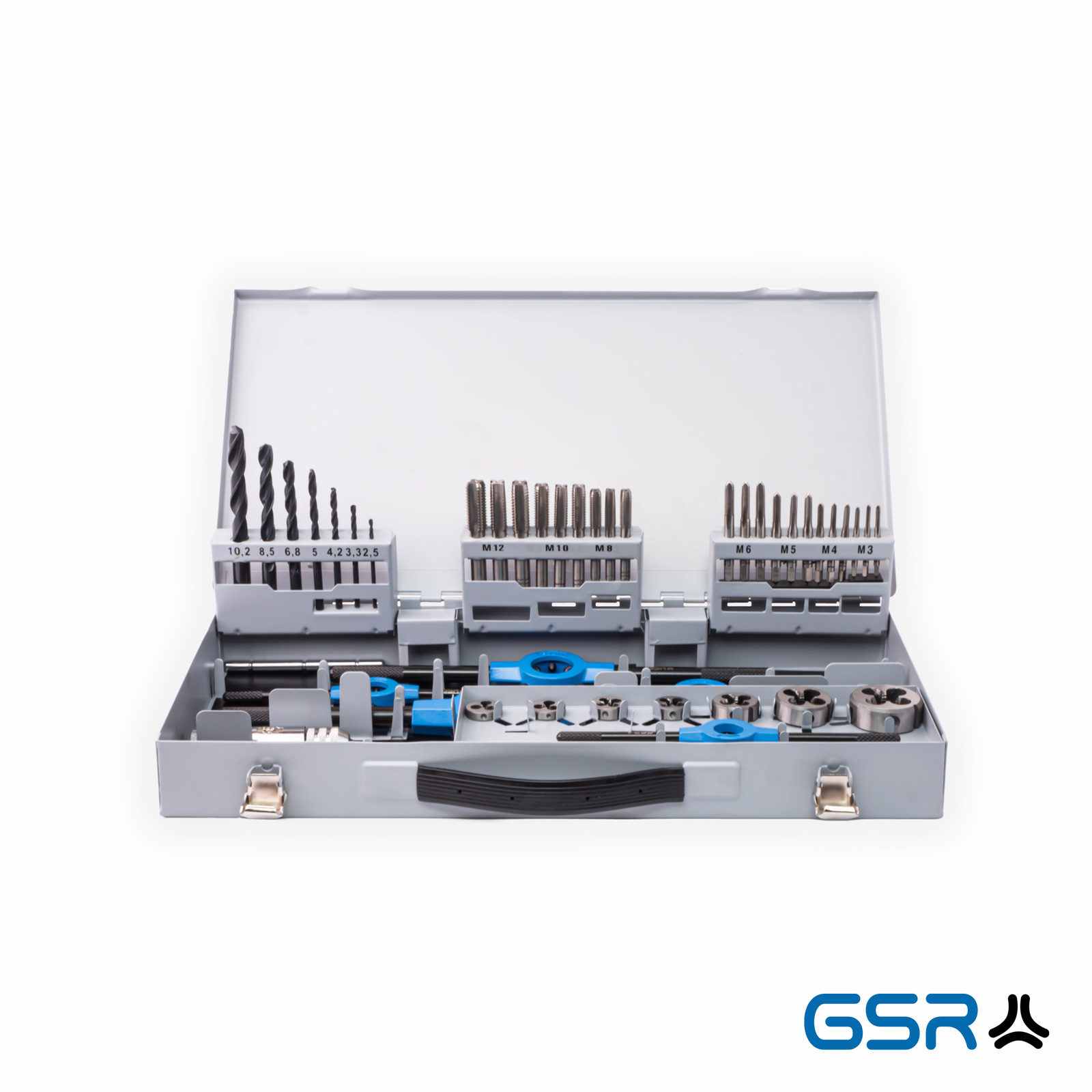 Gsr 00708080 Gewindeschneidsatz 45teilig Hss-g Metrisch M3 - M12