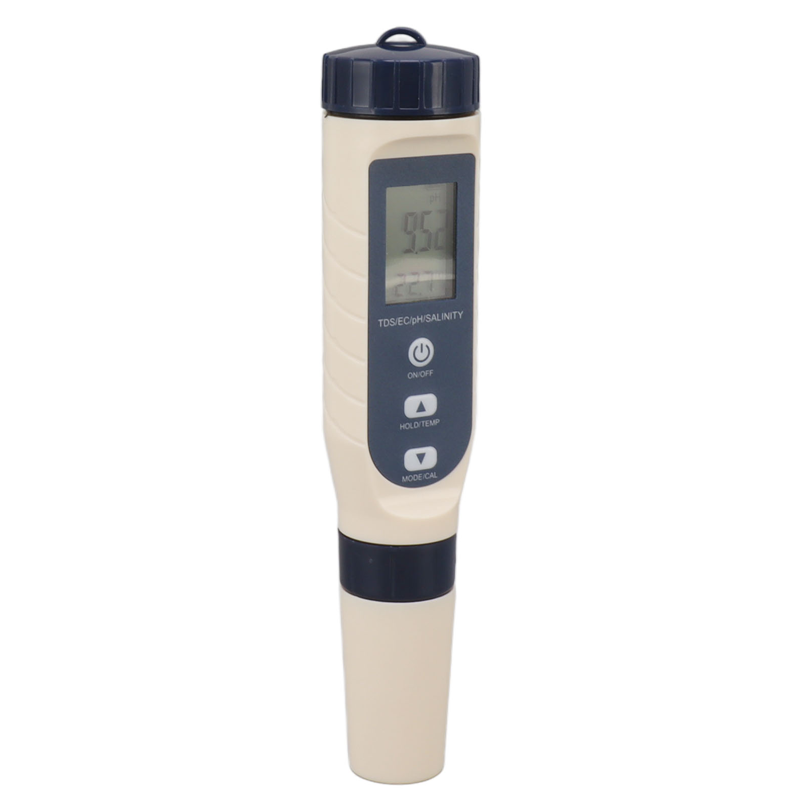 5-in-1-wasserqualitätstester (tds, Ec, Ph, Temperatur, Salz), Ip65 Wasserdicht, Multifunktions-wasserzähler Mit Großem Hd-display Mit Hintergrundbeleuchtung