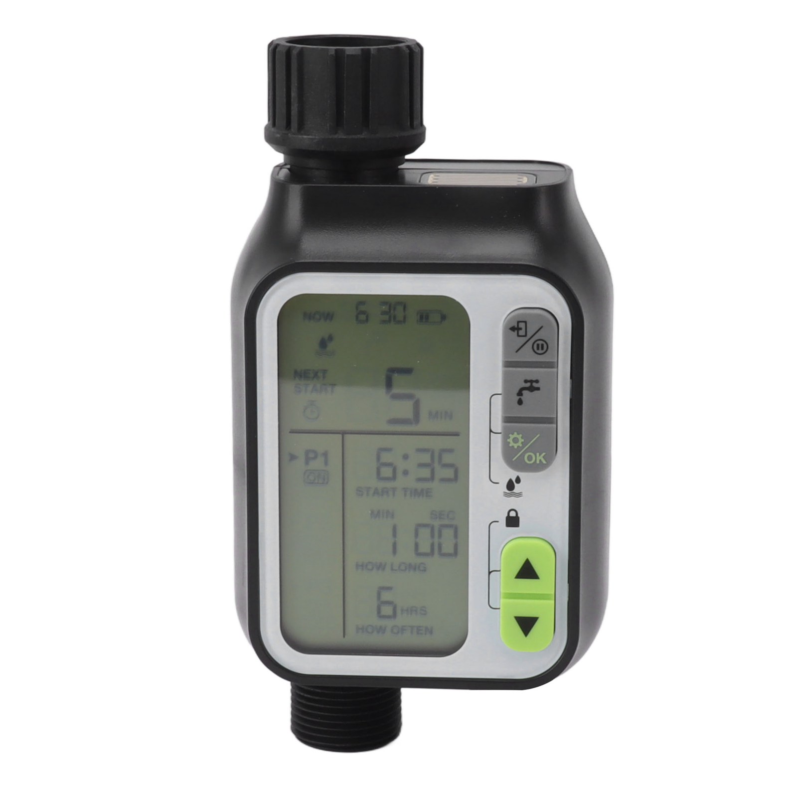 Bewässerungsuhr Mit Regenverzögerung, Manueller Bewässerung, Automatischer Bewässerungssteuerung, Programmierbarer Sprinkler-timer Für Schlauch