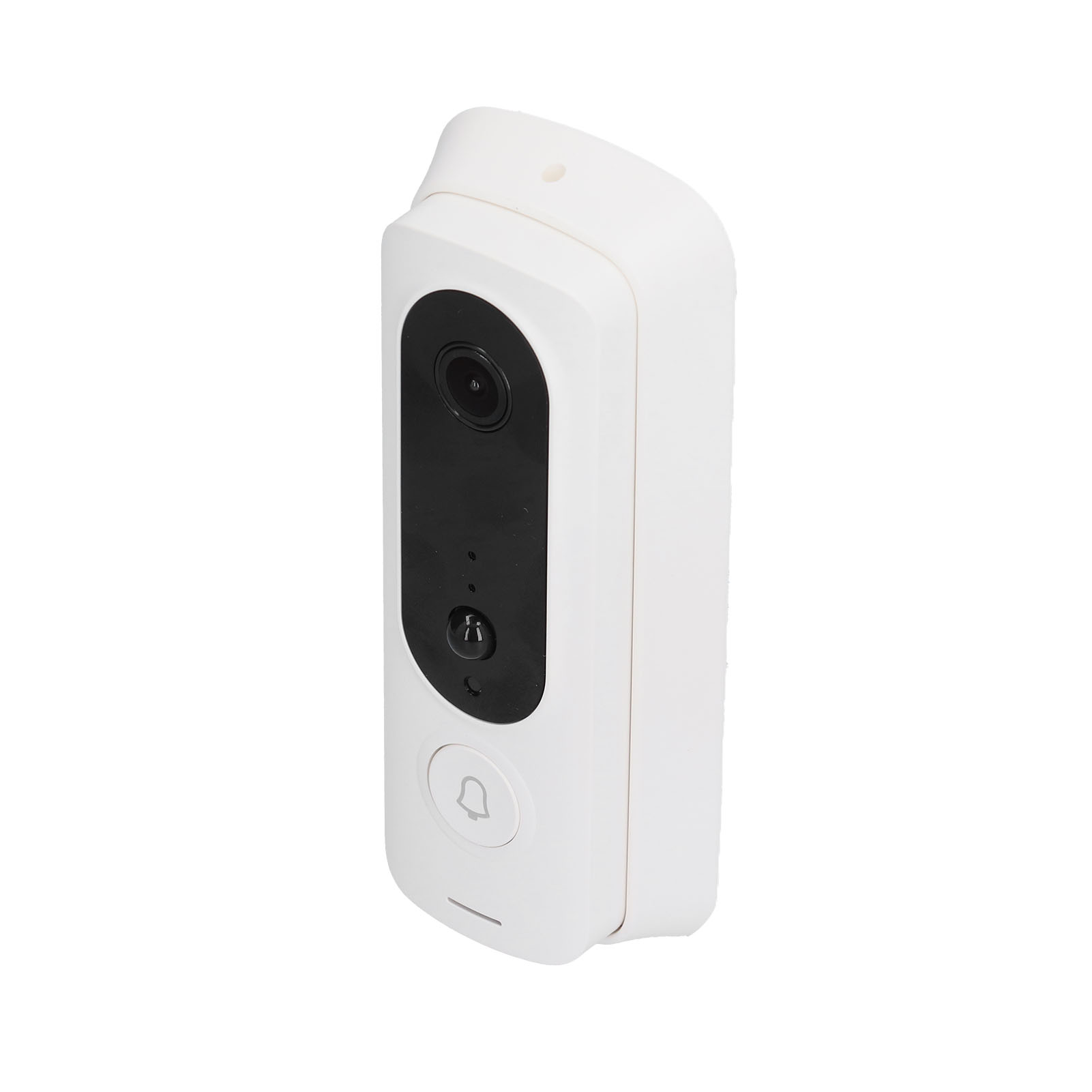 H2 720p Mini-türklingel Mit Geringem Stromverbrauch, Wlan-funk-gegensprechanlage Und Video-türklingel Für Zuhause Und Büro, Weiß