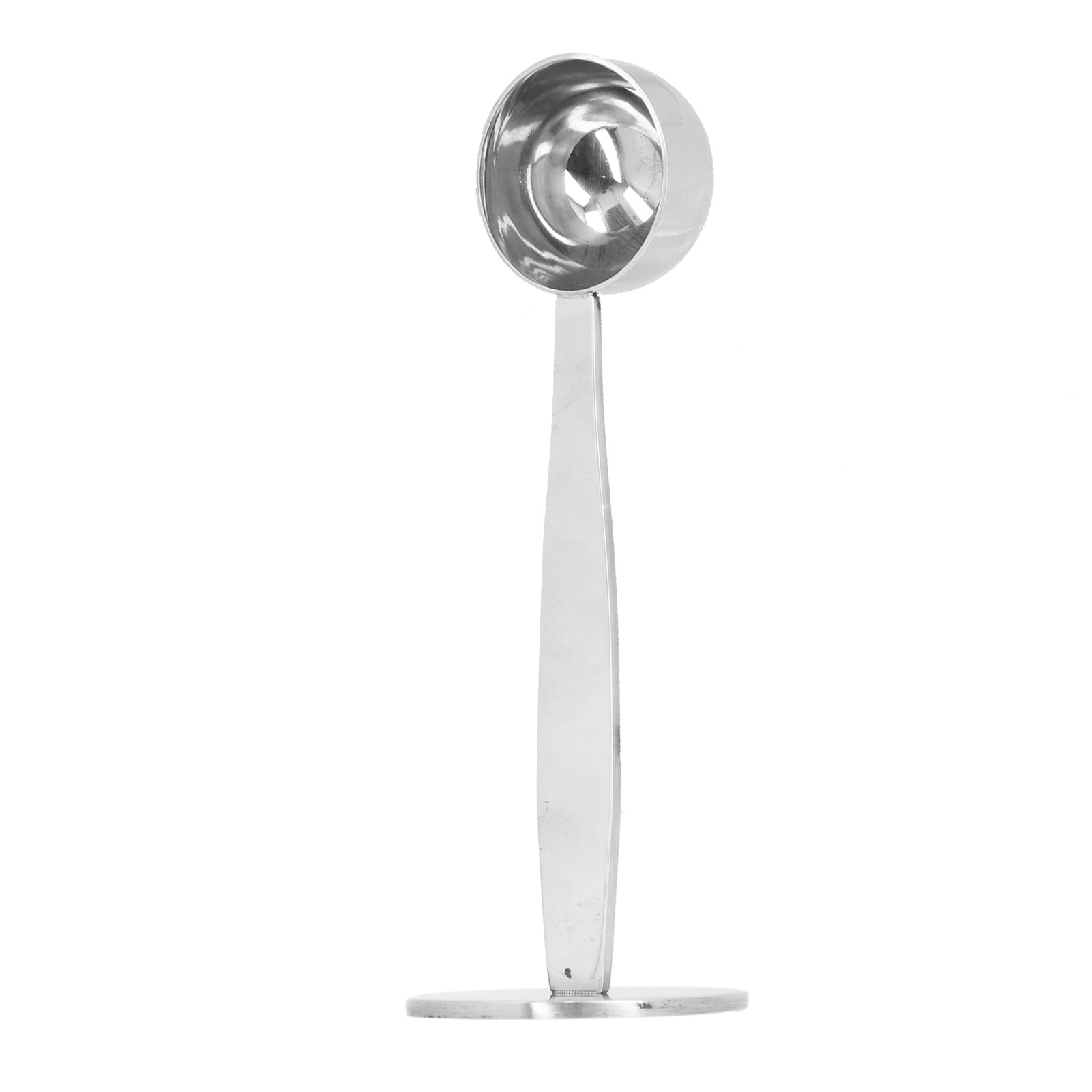 Edelstahl-kaffee-tamper-löffel, Kaffeebohnenlöffel, Doppelseitiger 2-in-1-kaffeepulverlöffel